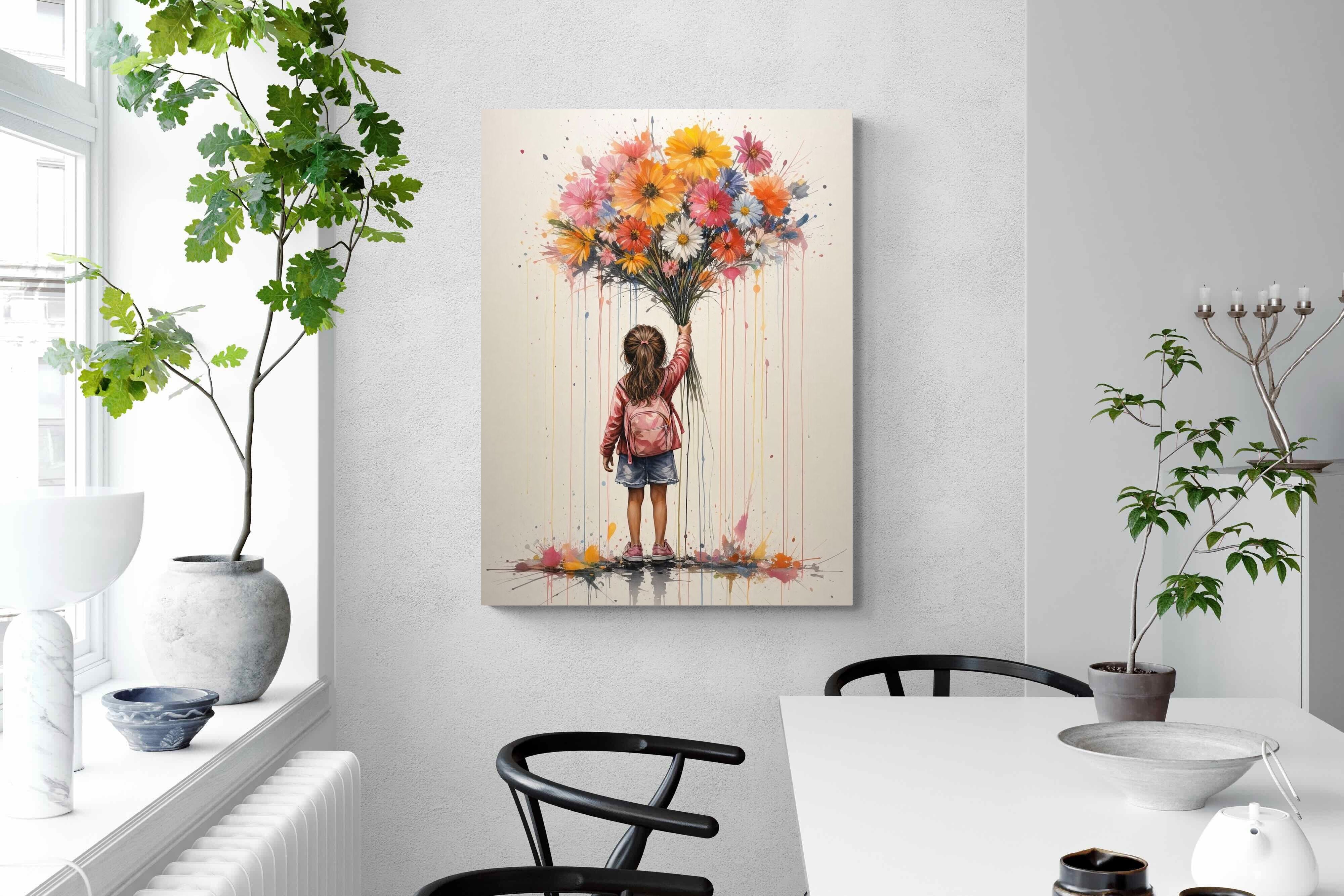 Pixalot ® Girl With Flowers