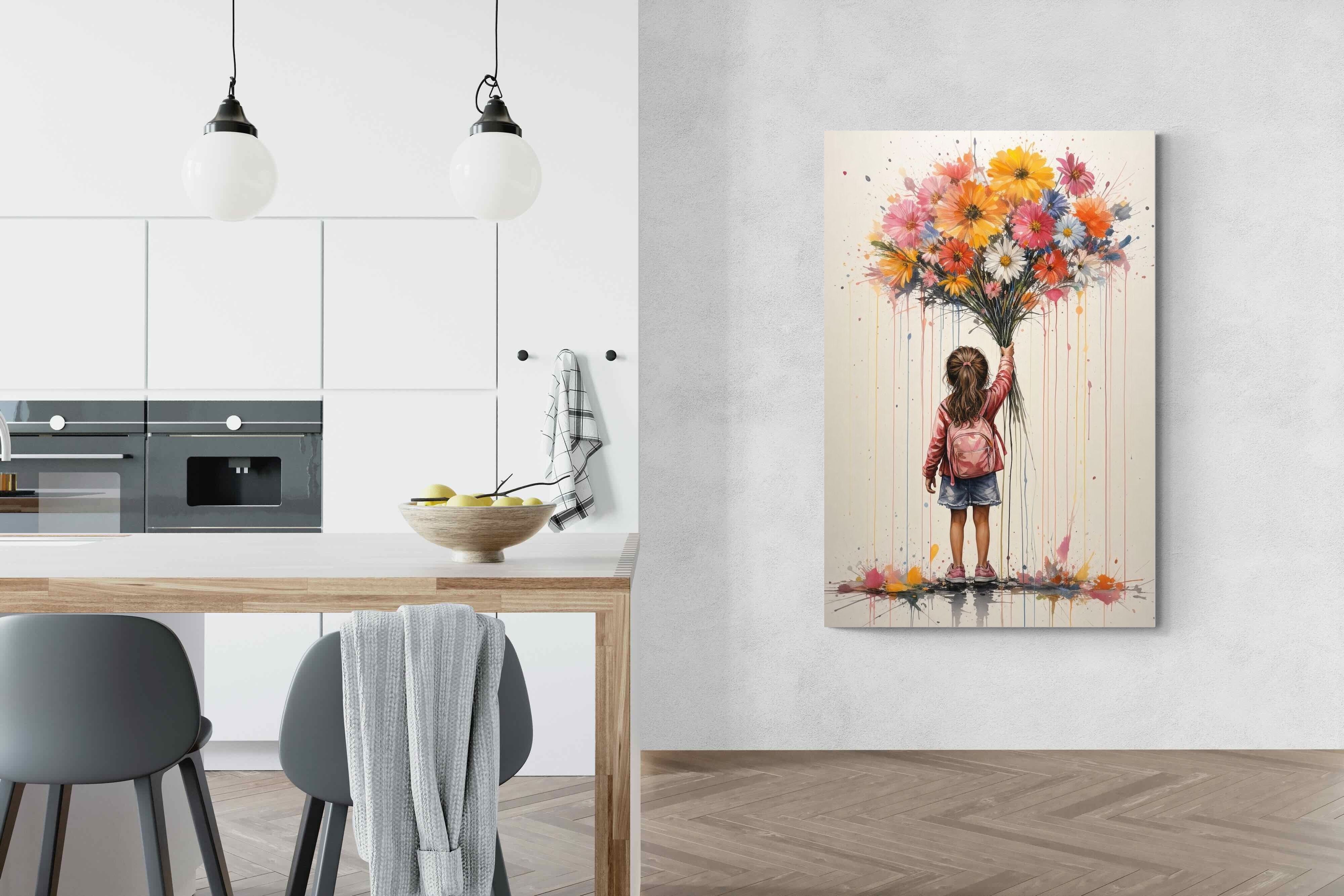 Pixalot ® Girl With Flowers