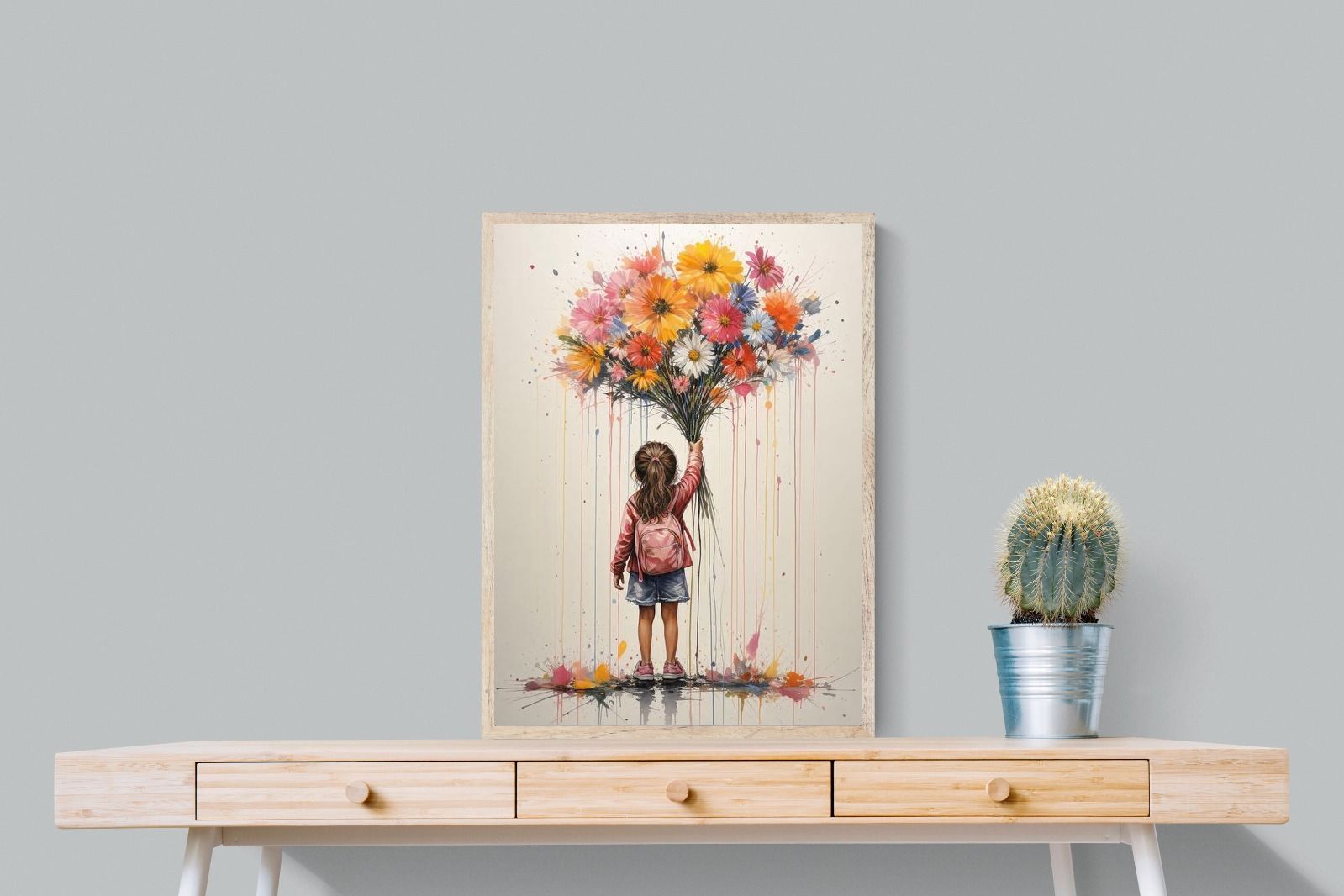 Pixalot ® Girl With Flowers