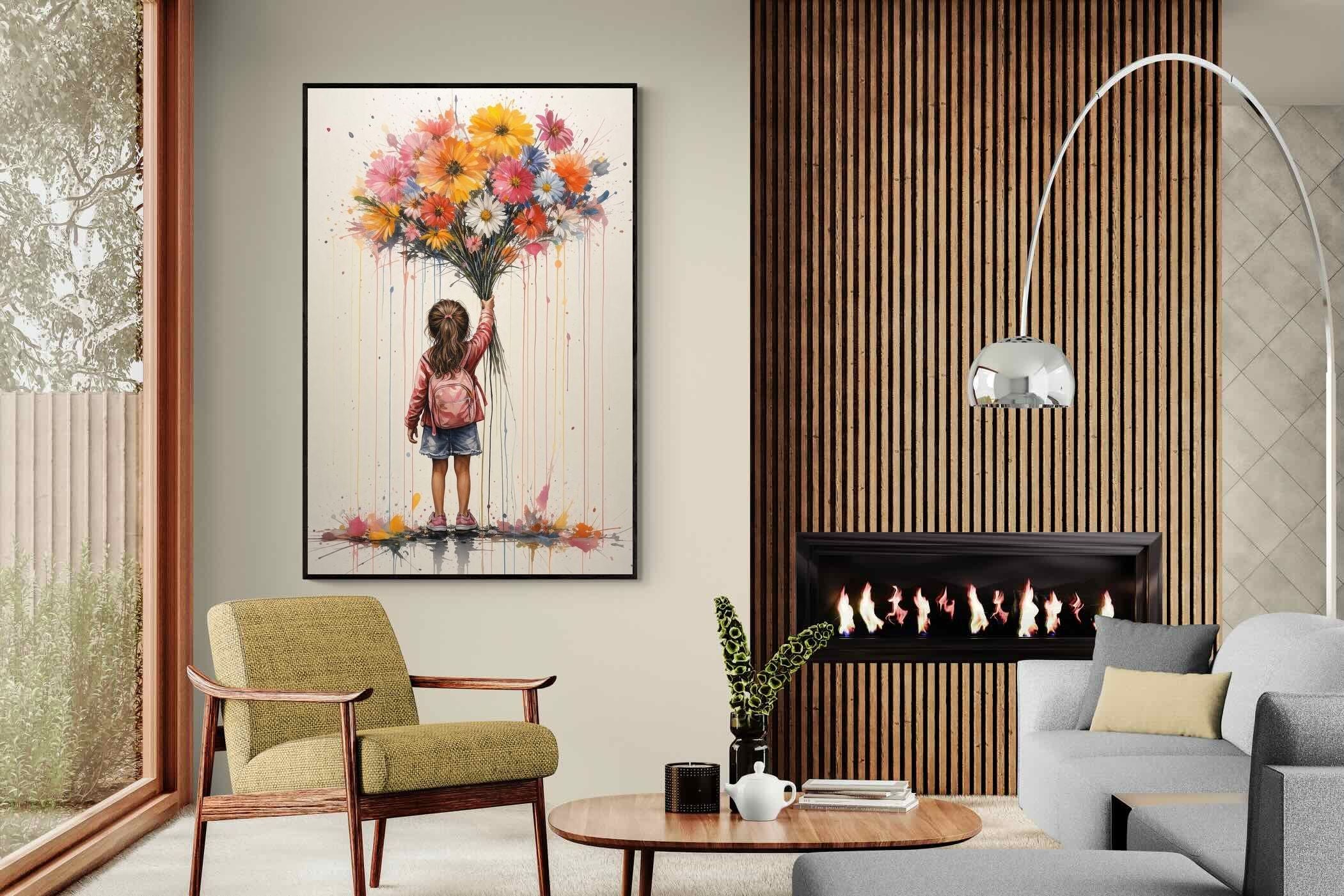 Pixalot ® Girl With Flowers