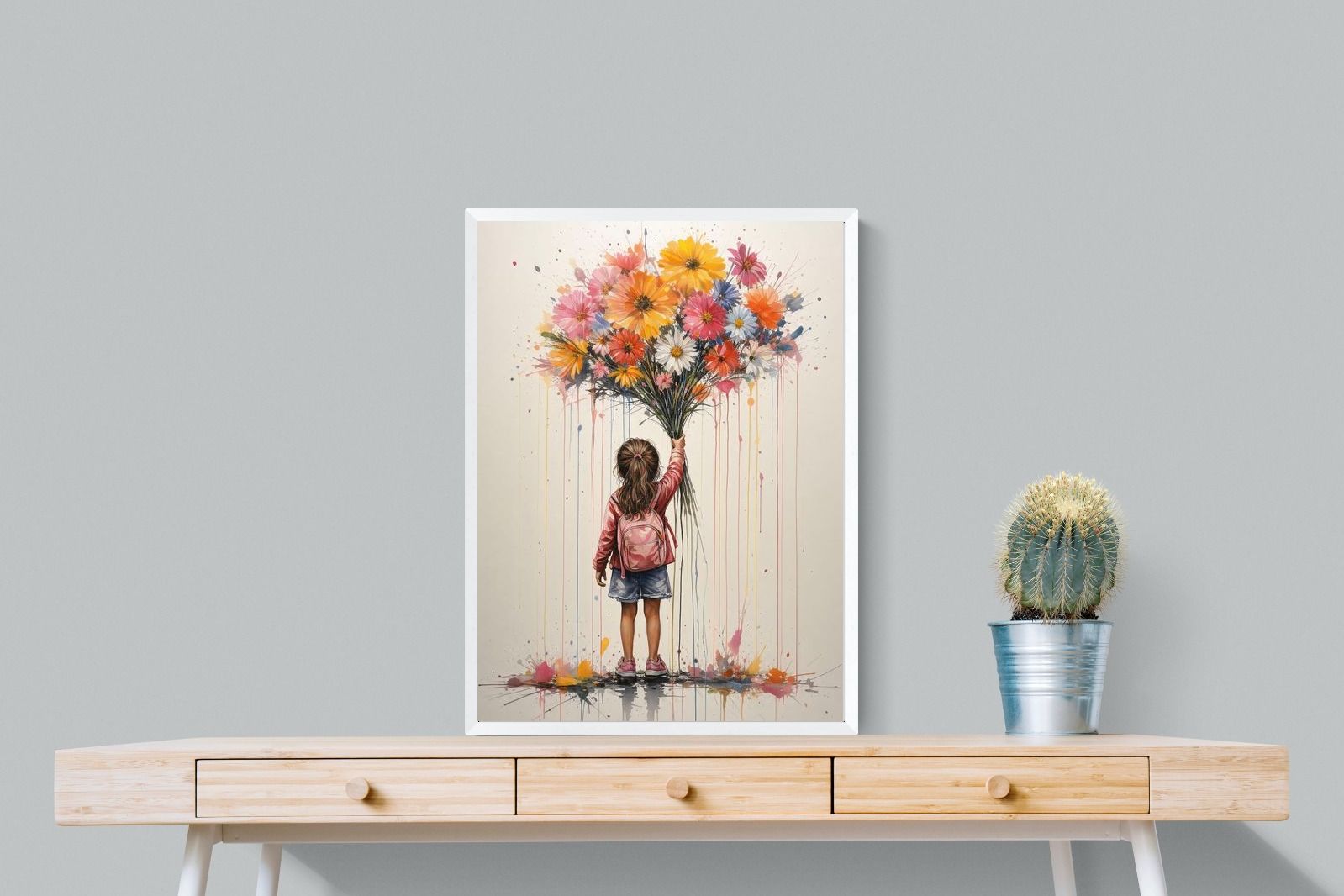 Pixalot ® Girl With Flowers