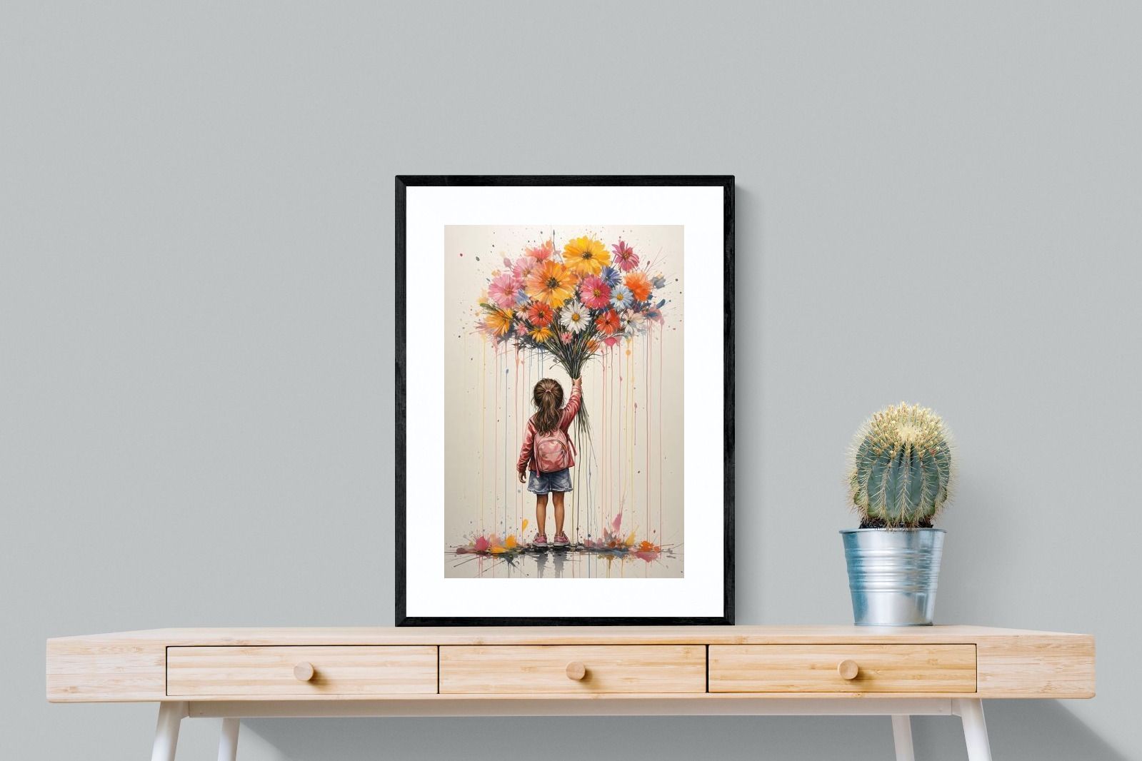 Pixalot ® Girl With Flowers