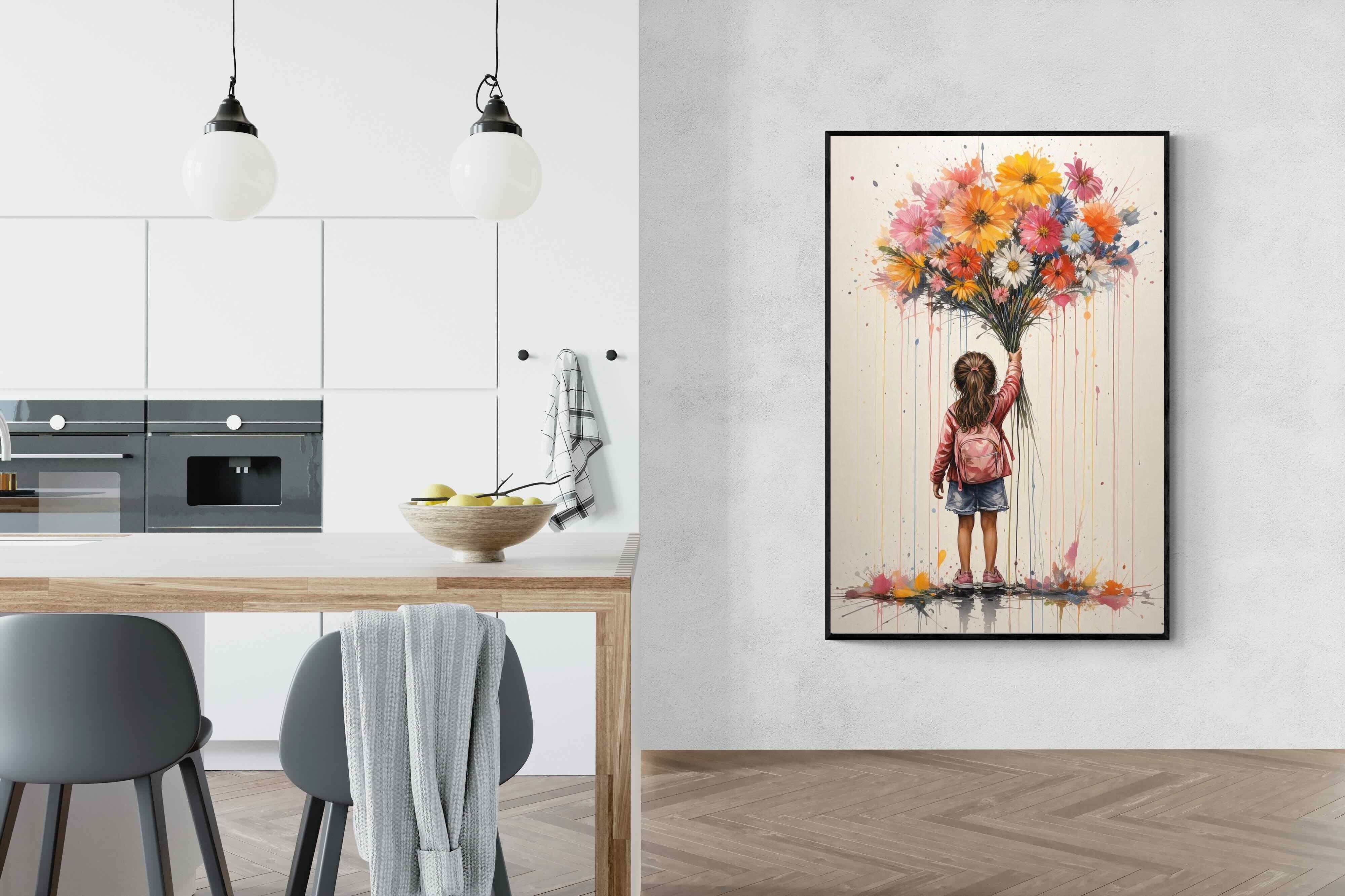 Pixalot ® Girl With Flowers