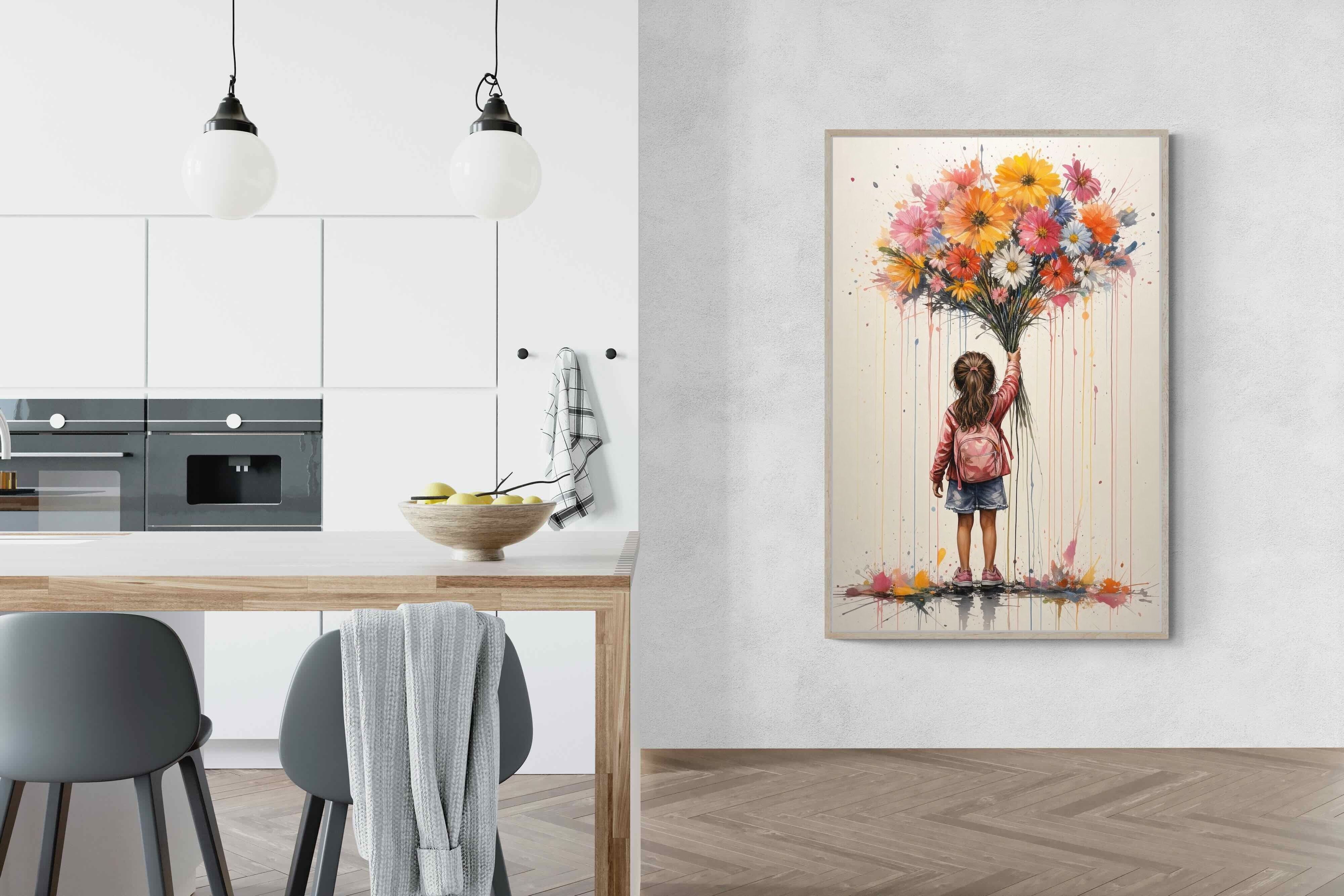 Pixalot ® Girl With Flowers