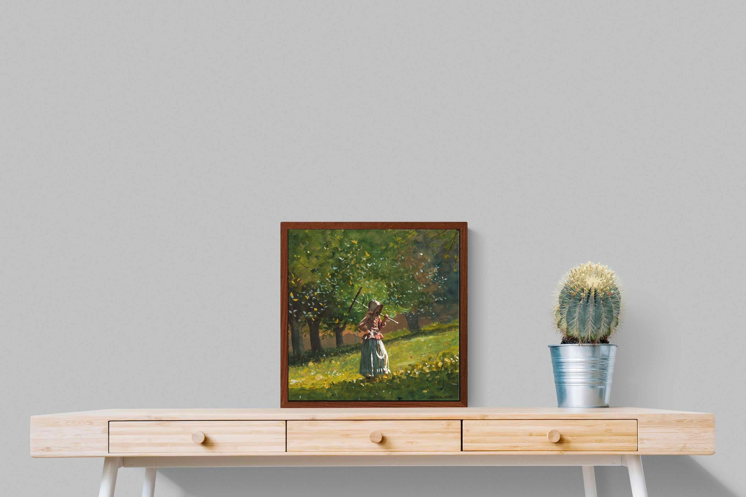 Pixalot ® Girl with Hay Rake