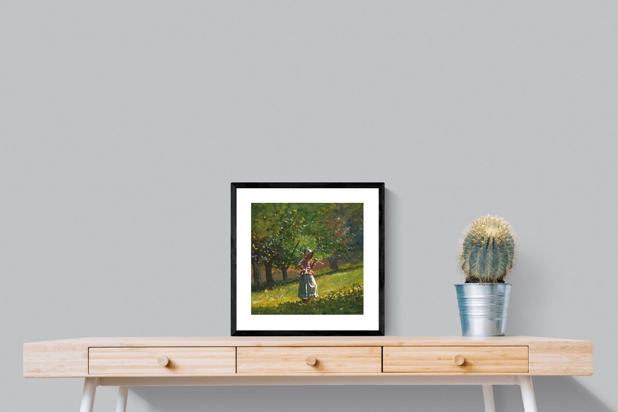 Pixalot ® Girl with Hay Rake