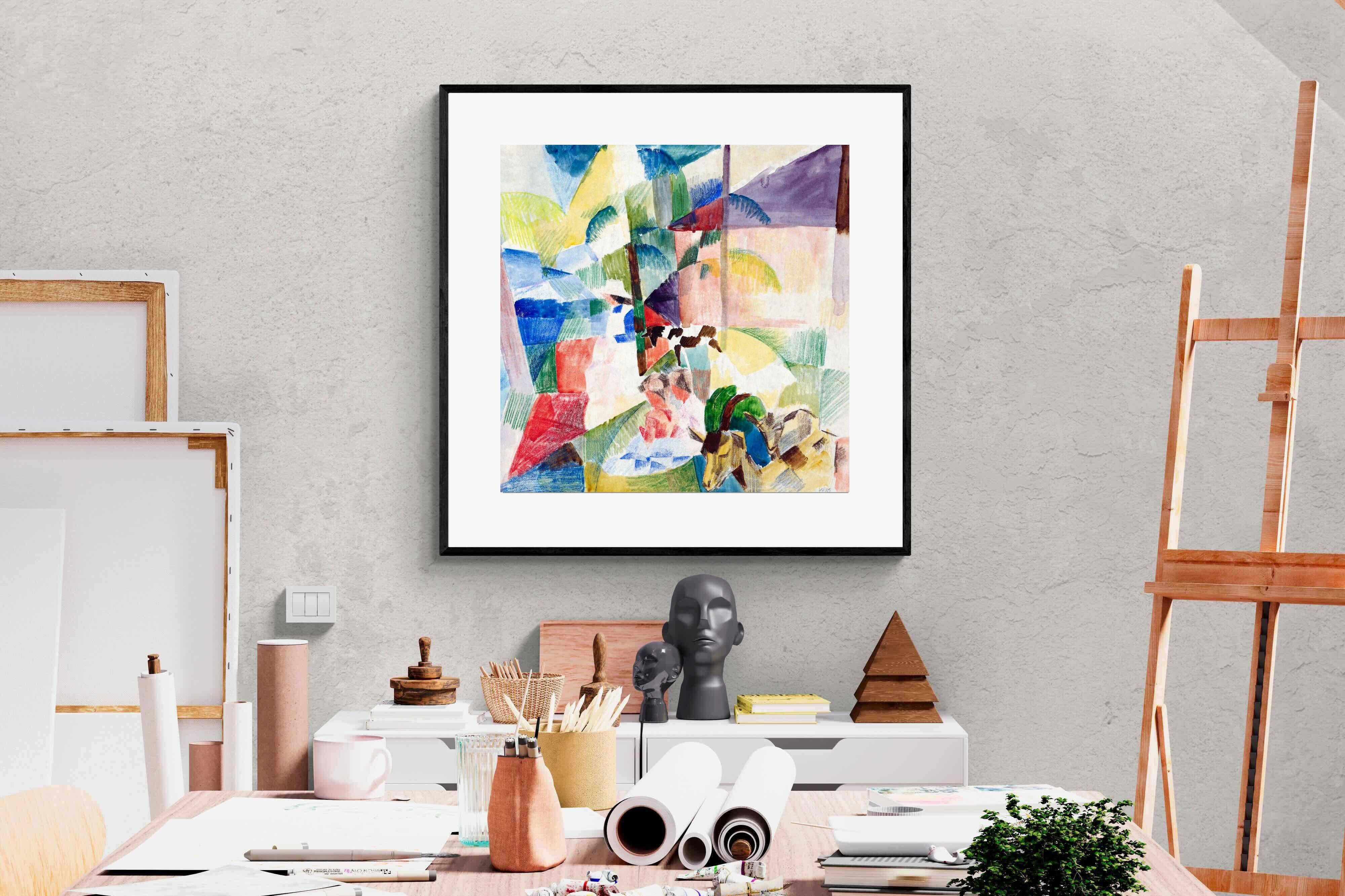 Pixalot ® Landscape with Children and Goats