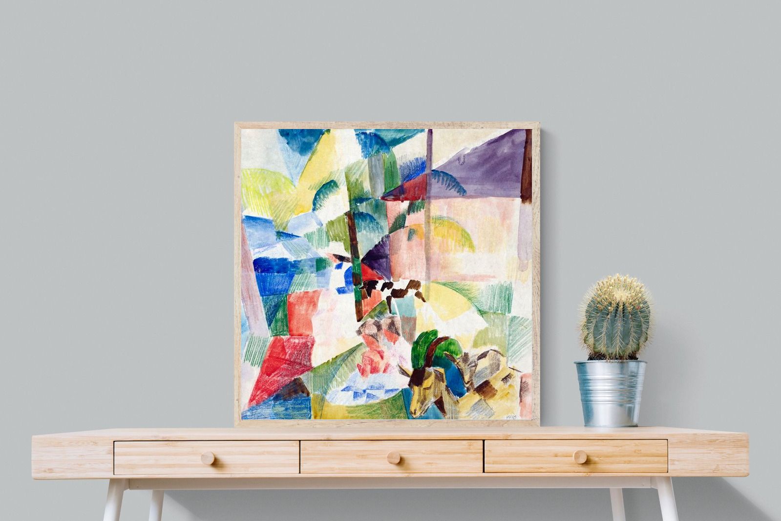 Pixalot ® Landscape with Children and Goats