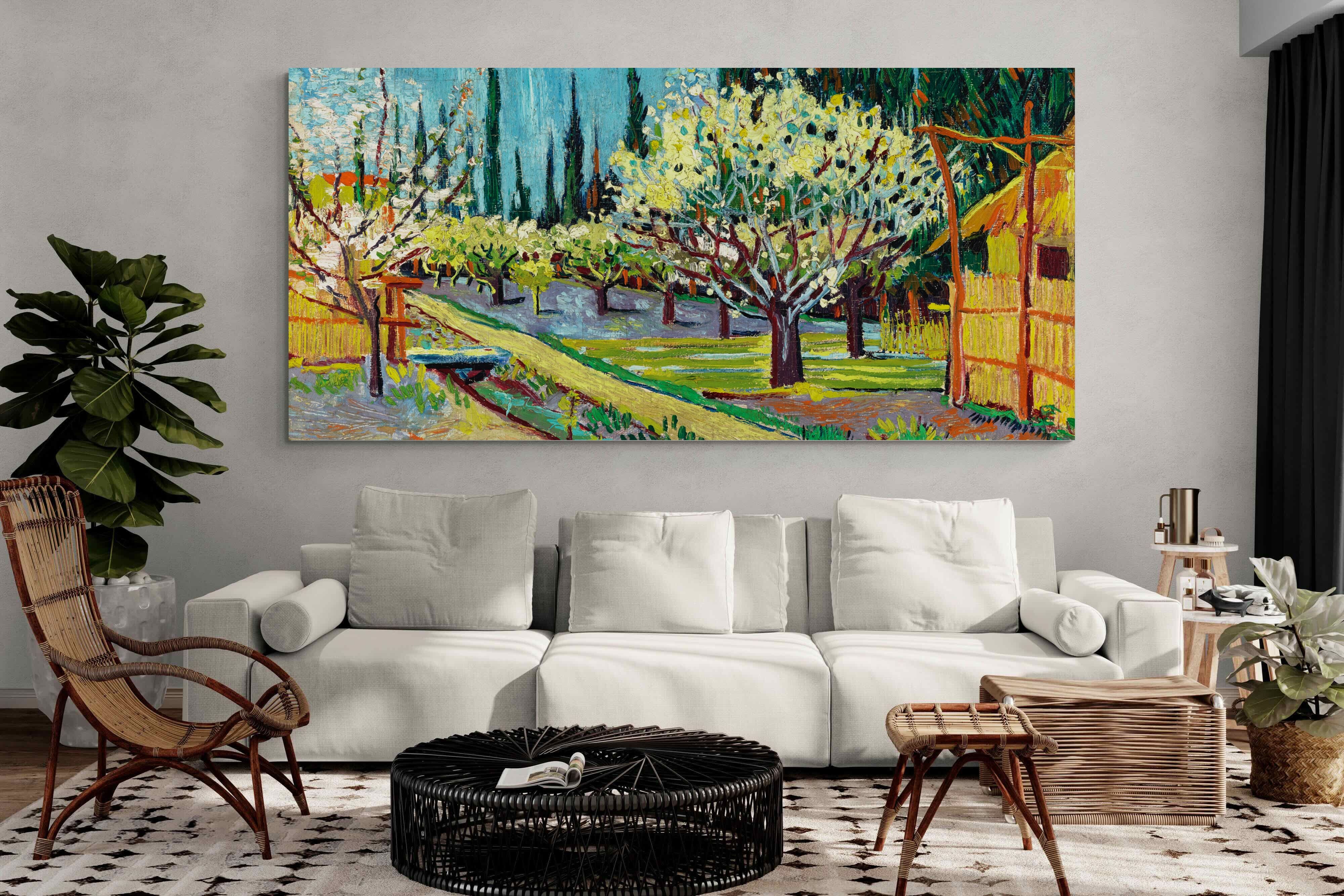Pixalot ® Orchard Bordered by Cypresses