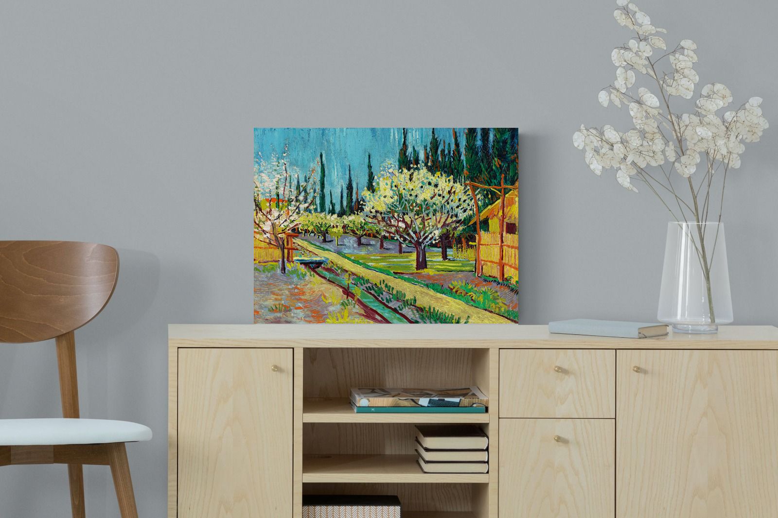 Pixalot ® Orchard Bordered by Cypresses