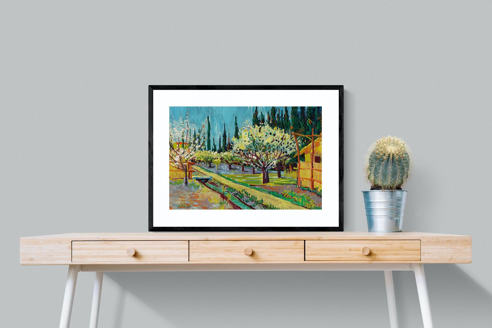 Pixalot ® Orchard Bordered by Cypresses