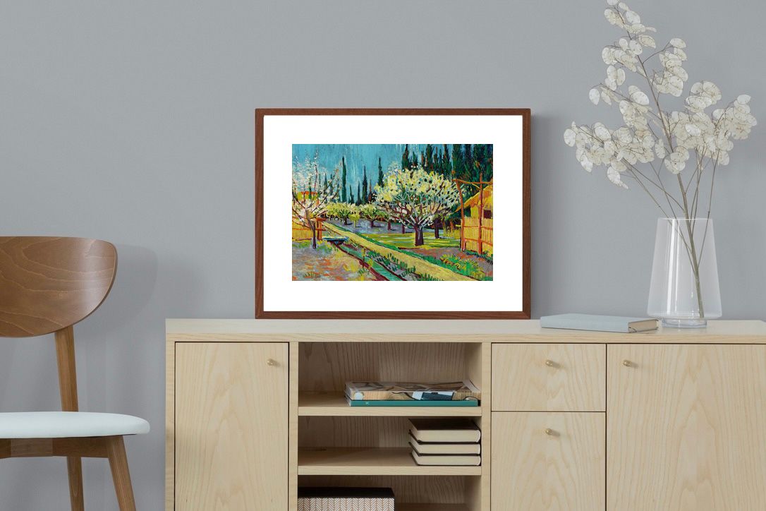 Pixalot ® Orchard Bordered by Cypresses