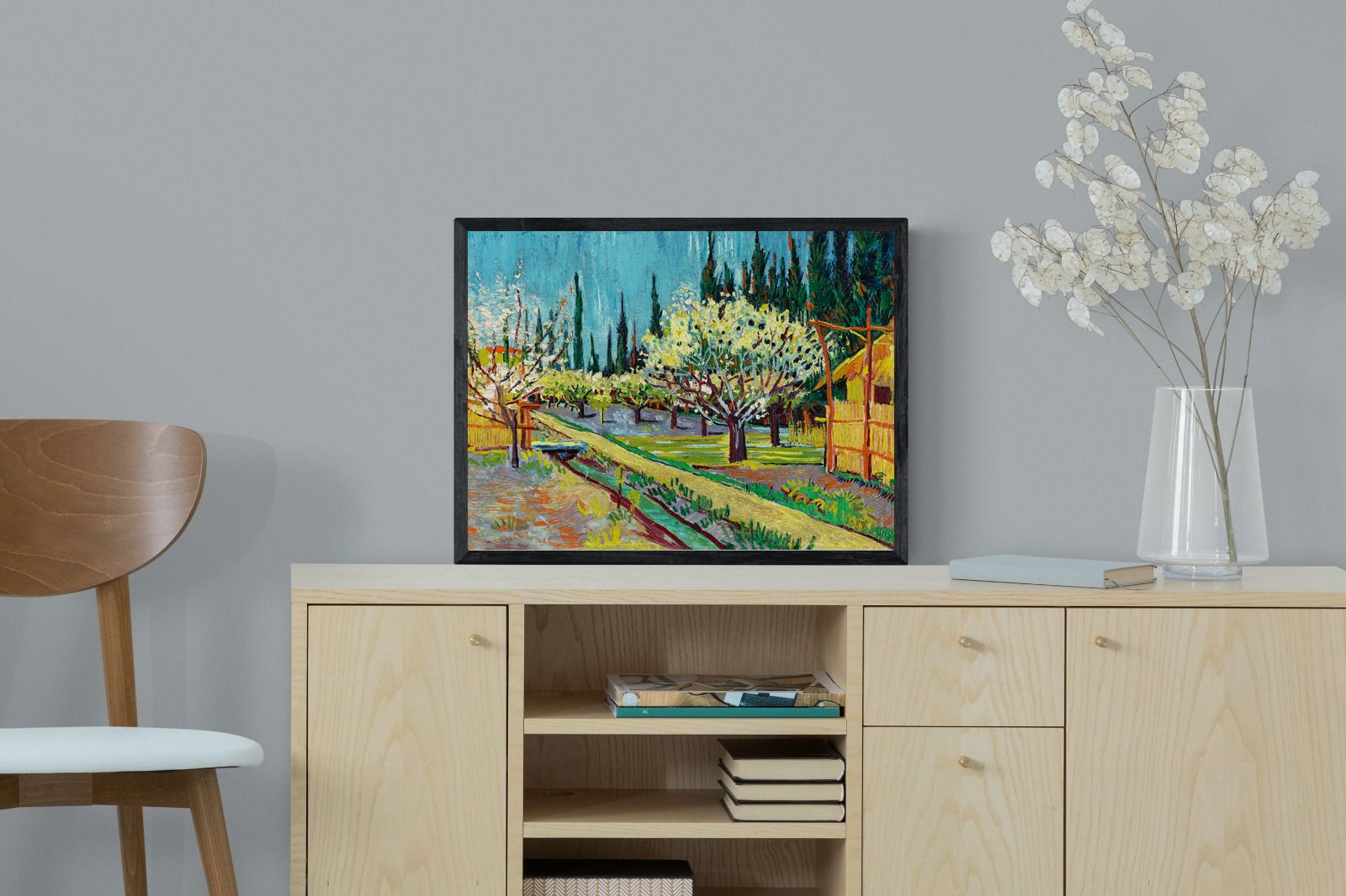 Pixalot ® Orchard Bordered by Cypresses
