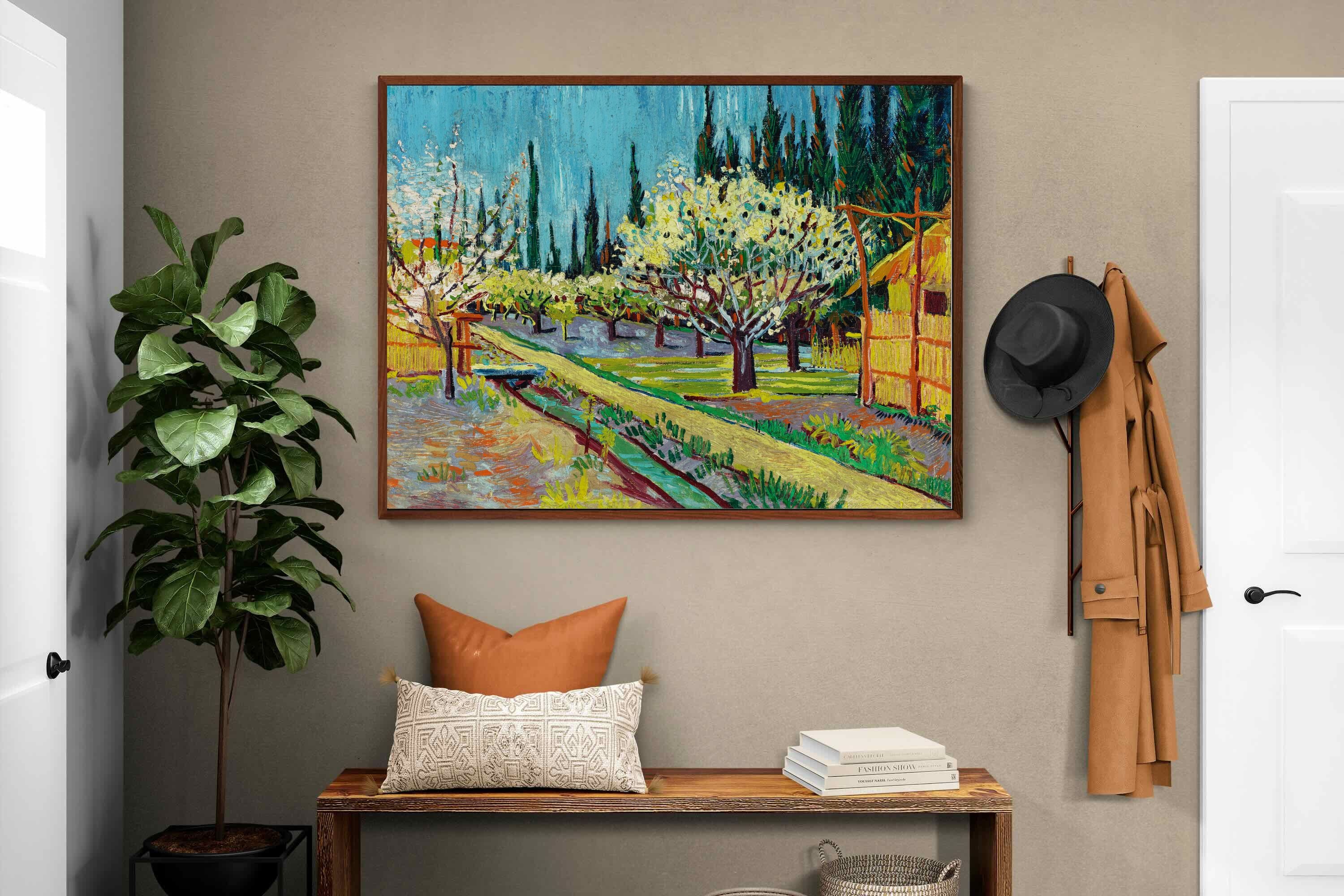Pixalot ® Orchard Bordered by Cypresses