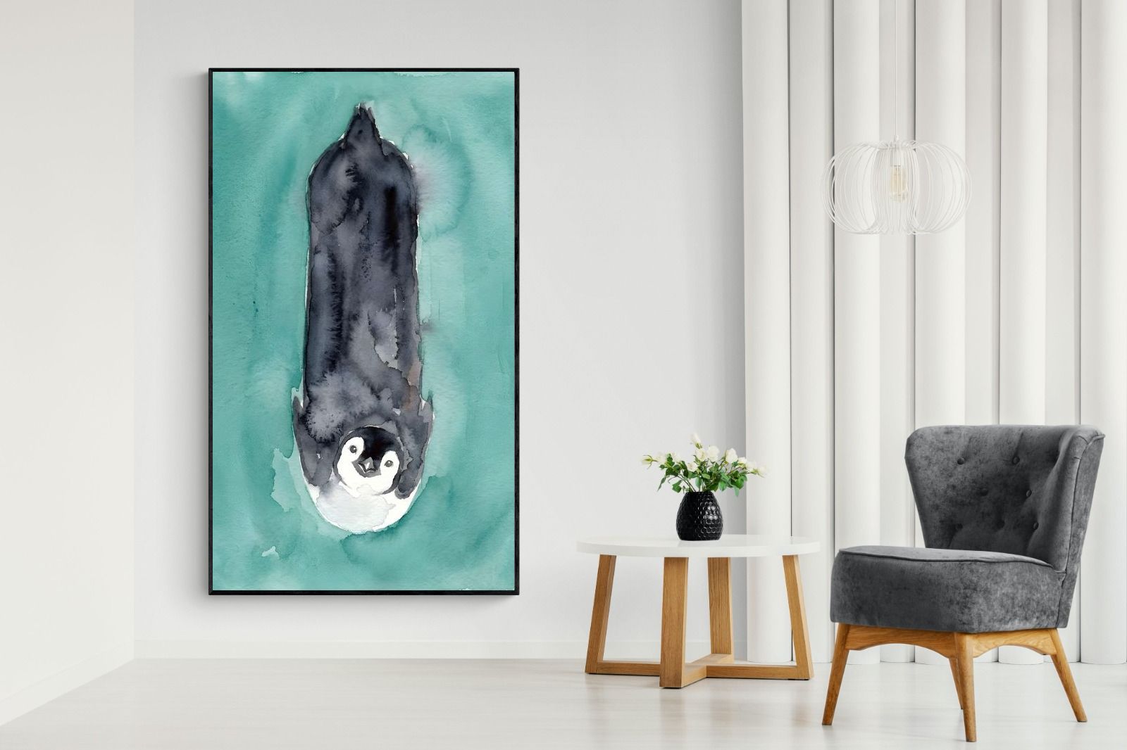 Pixalot ® Watercolour Penguin