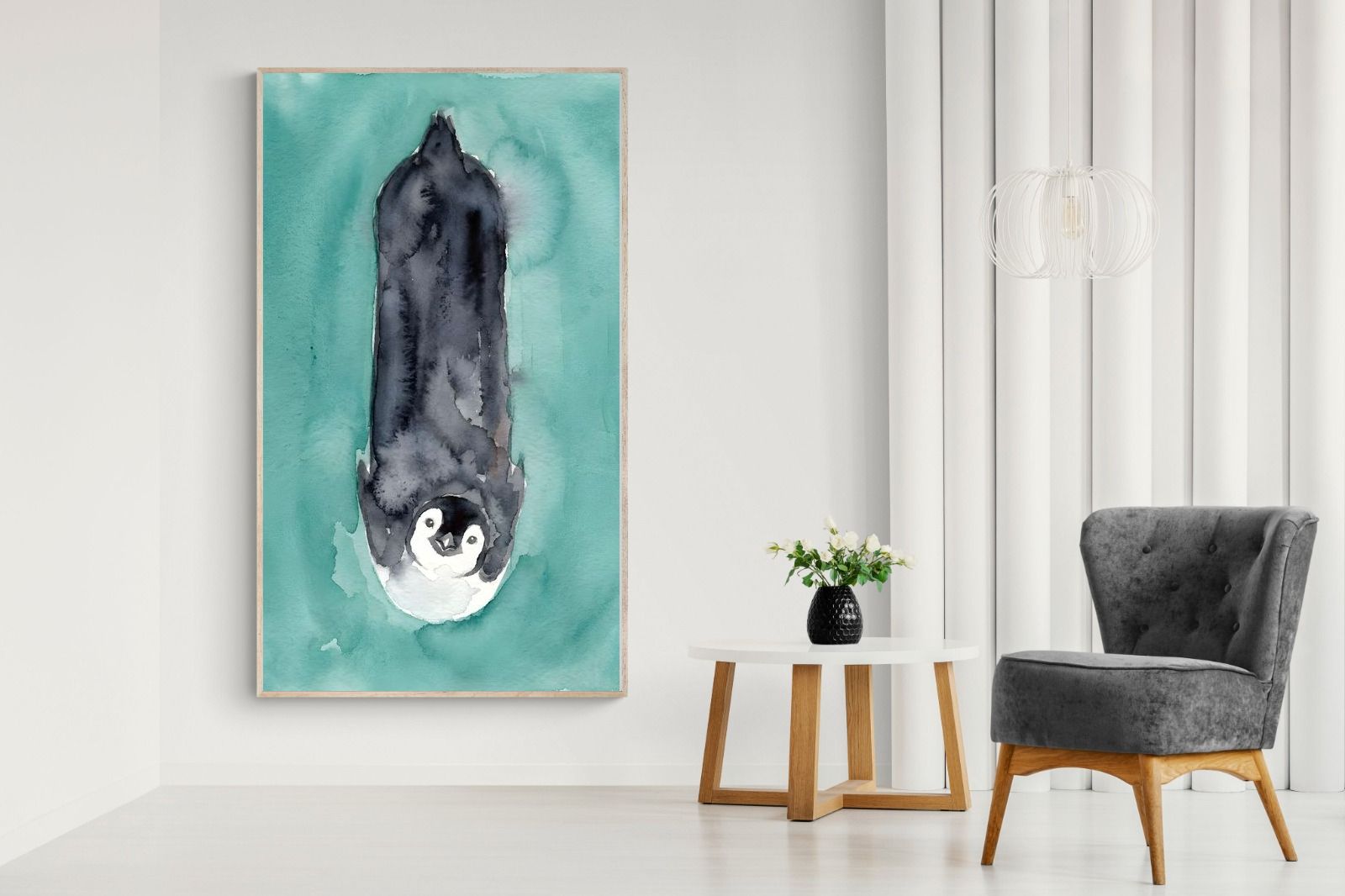 Pixalot ® Watercolour Penguin