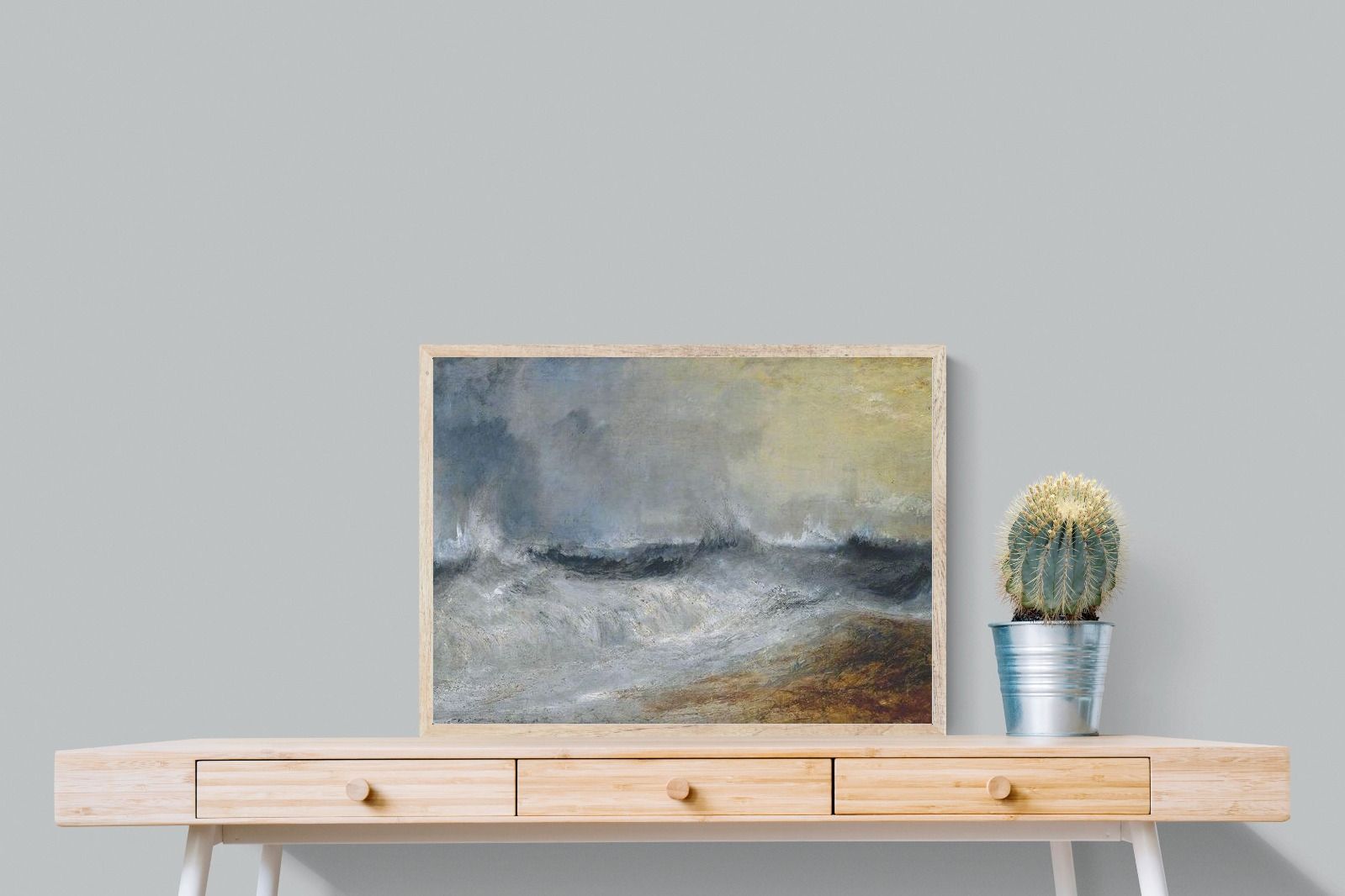 Pixalot ® Waves Breaking Against The Wind