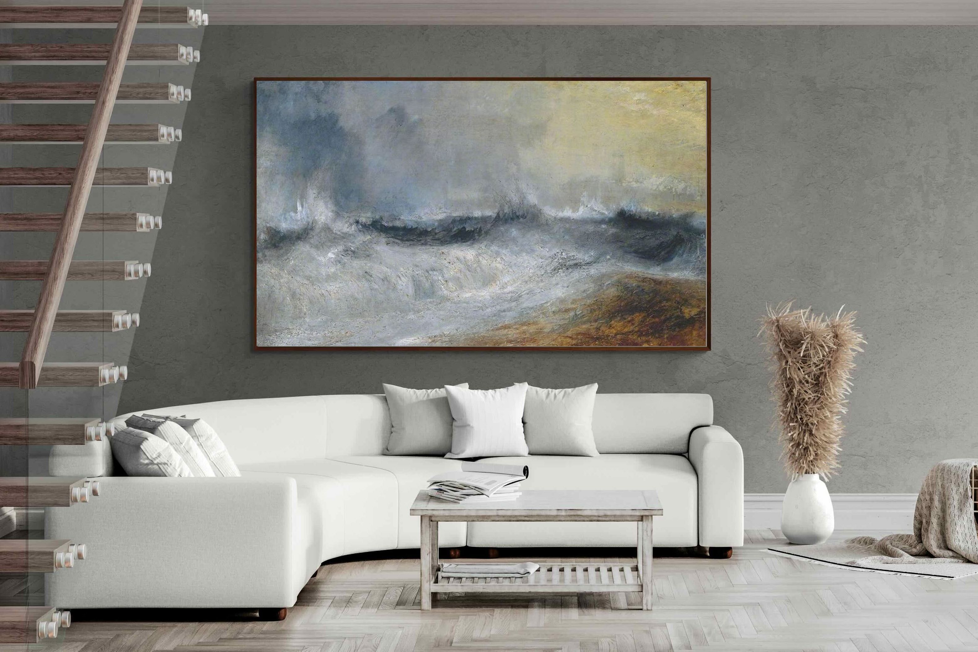 Pixalot ® Waves Breaking Against The Wind