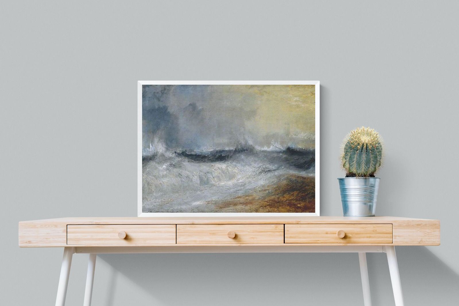 Pixalot ® Waves Breaking Against The Wind