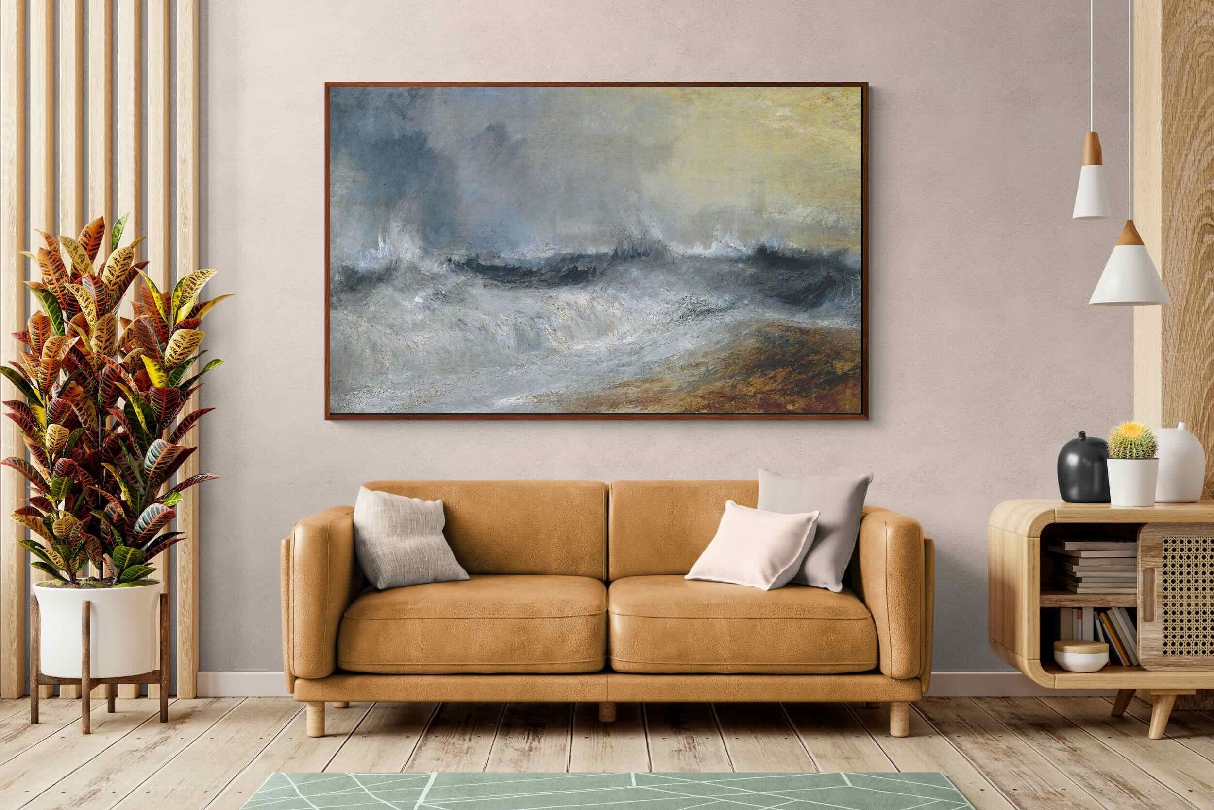 Pixalot ® Waves Breaking Against The Wind
