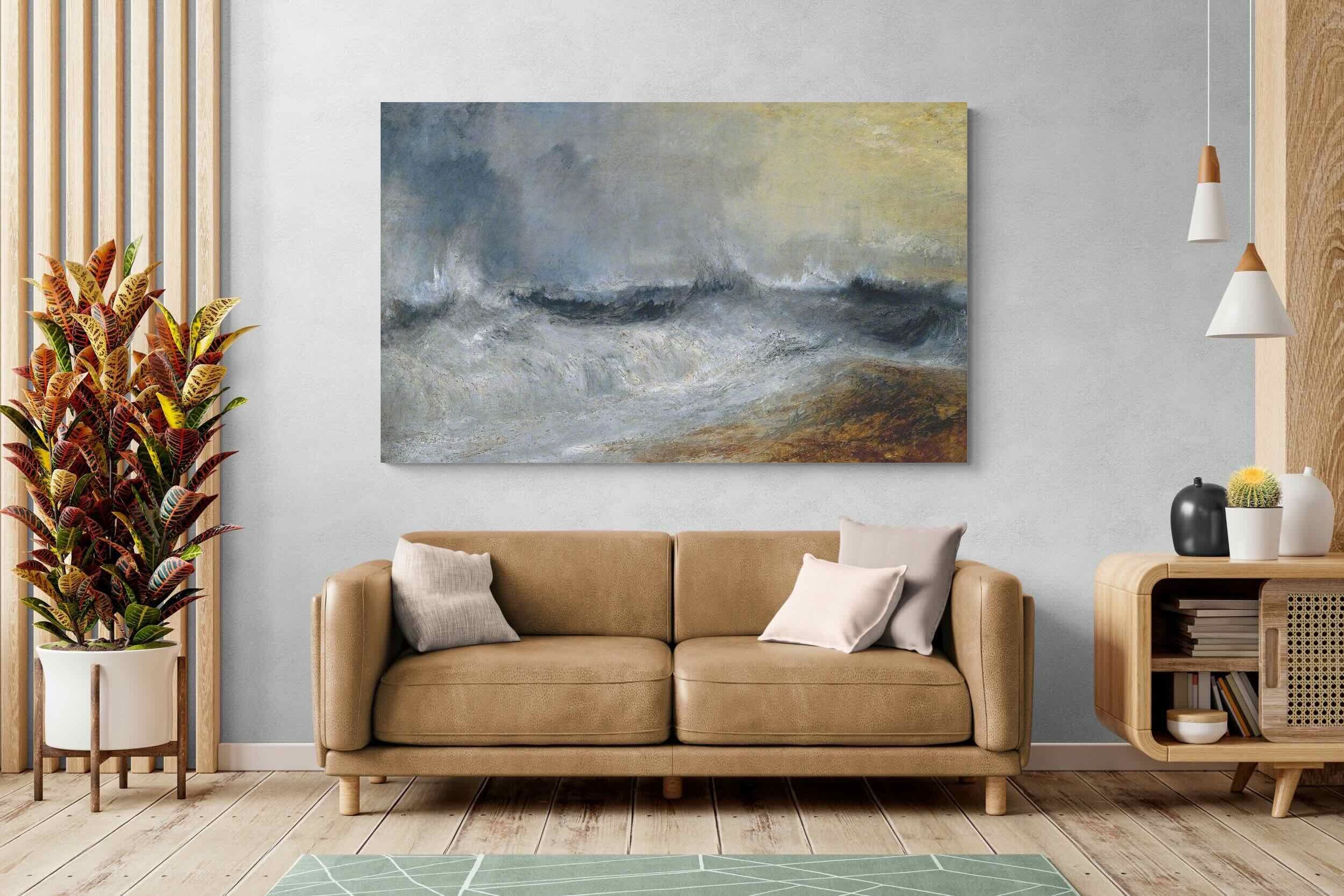 Pixalot ® Waves Breaking Against The Wind