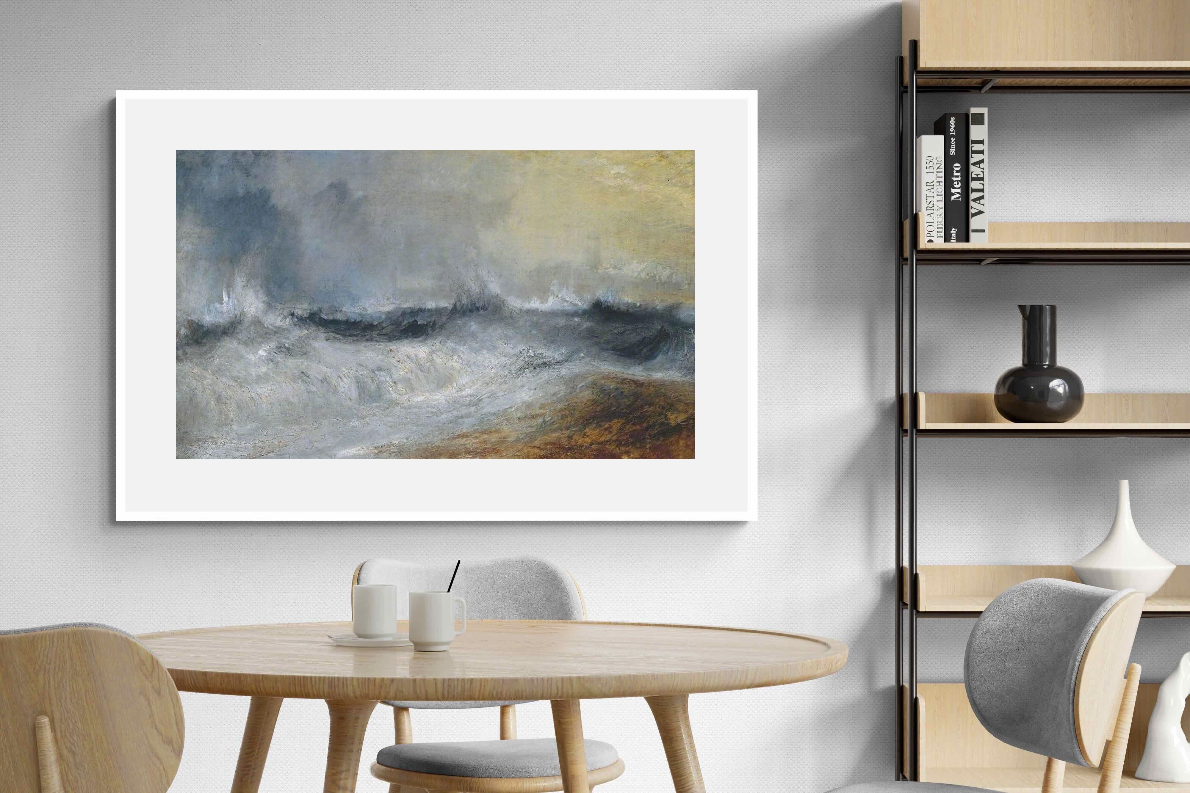 Pixalot ® Waves Breaking Against The Wind