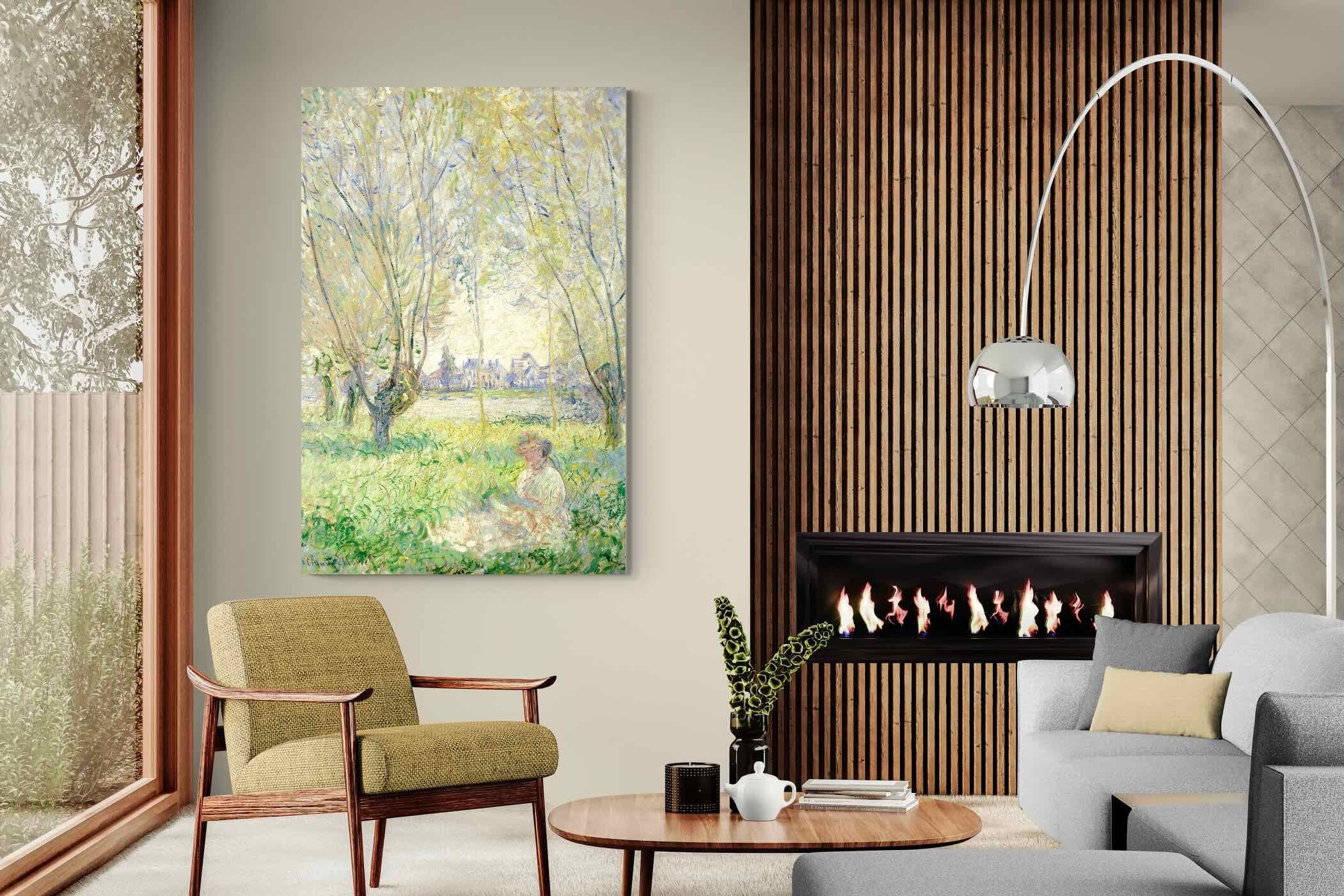 Pixalot ® Woman Seated under the Willows