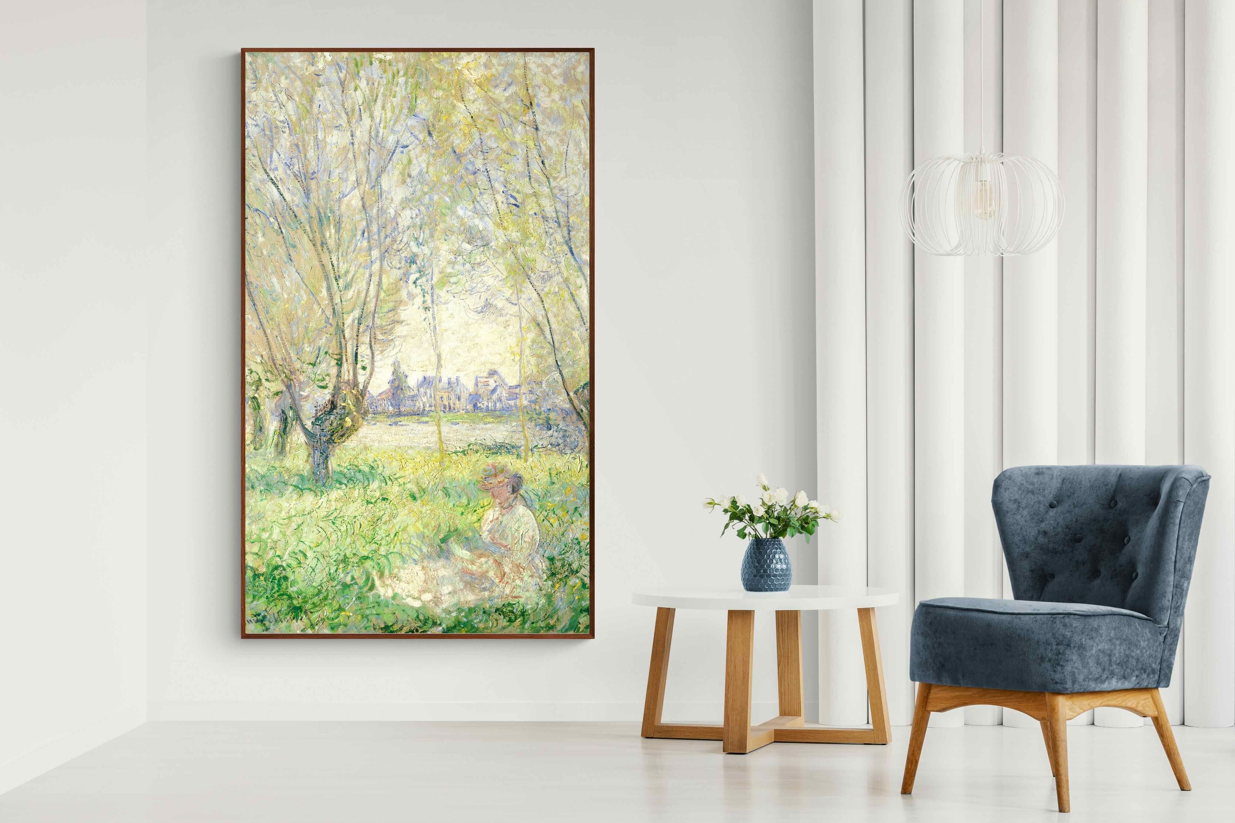 Pixalot ® Woman Seated under the Willows