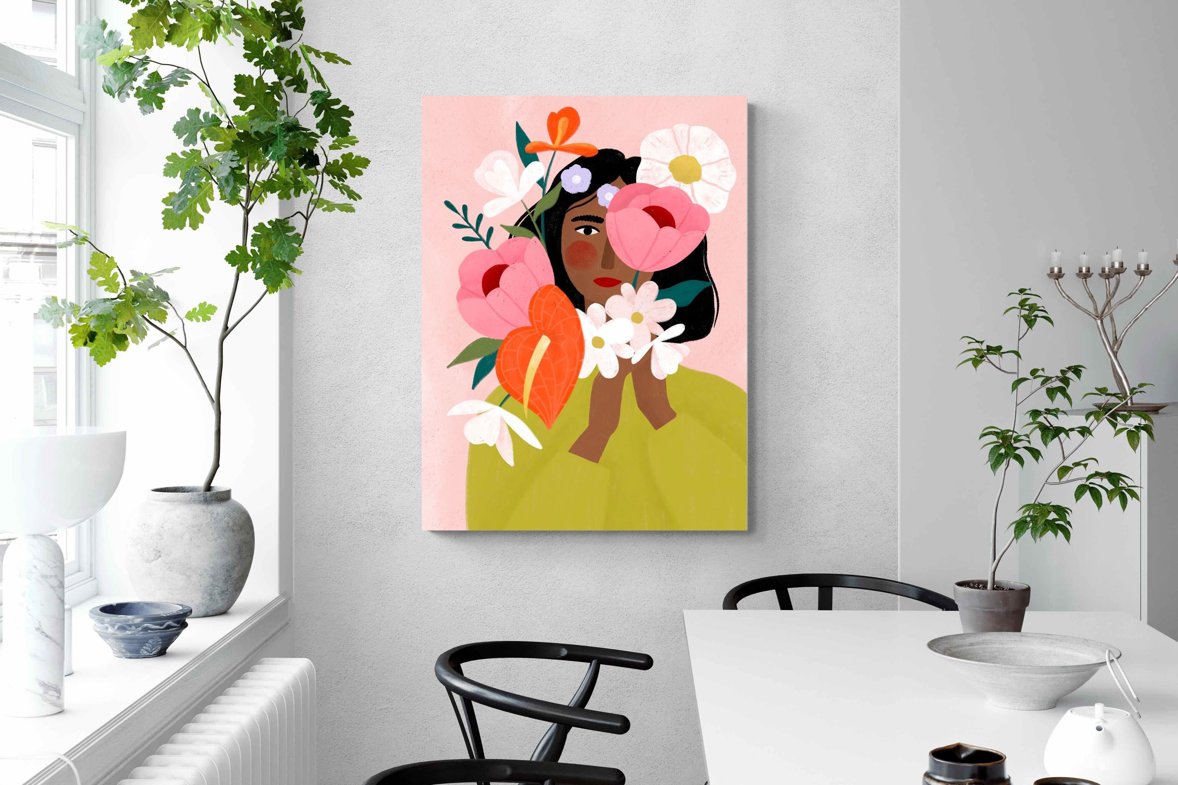 Pixalot ® Woman with Vibrant Flowers