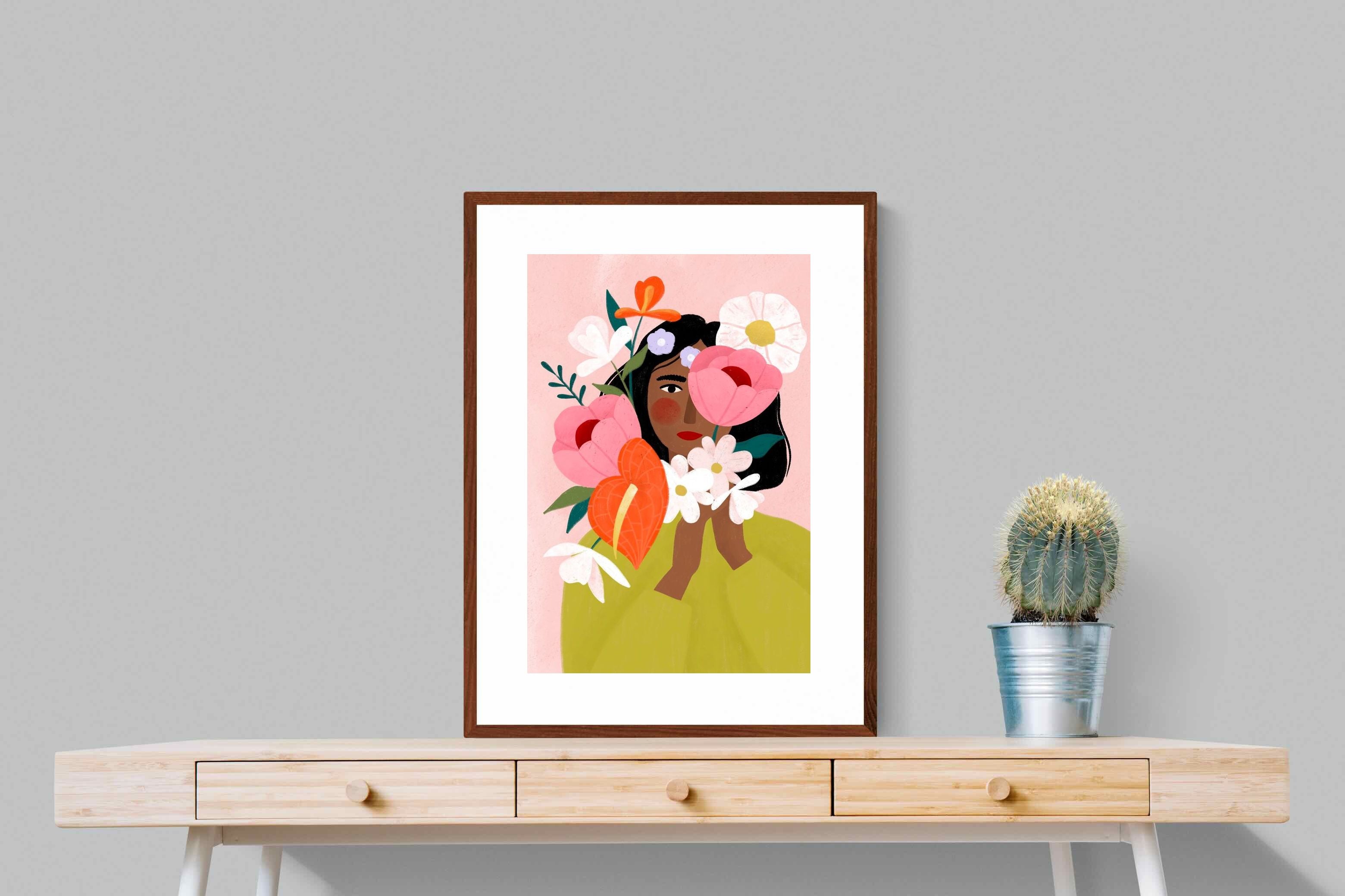 Pixalot ® Woman with Vibrant Flowers