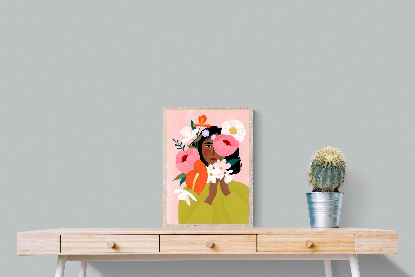 Pixalot ® Woman with Vibrant Flowers