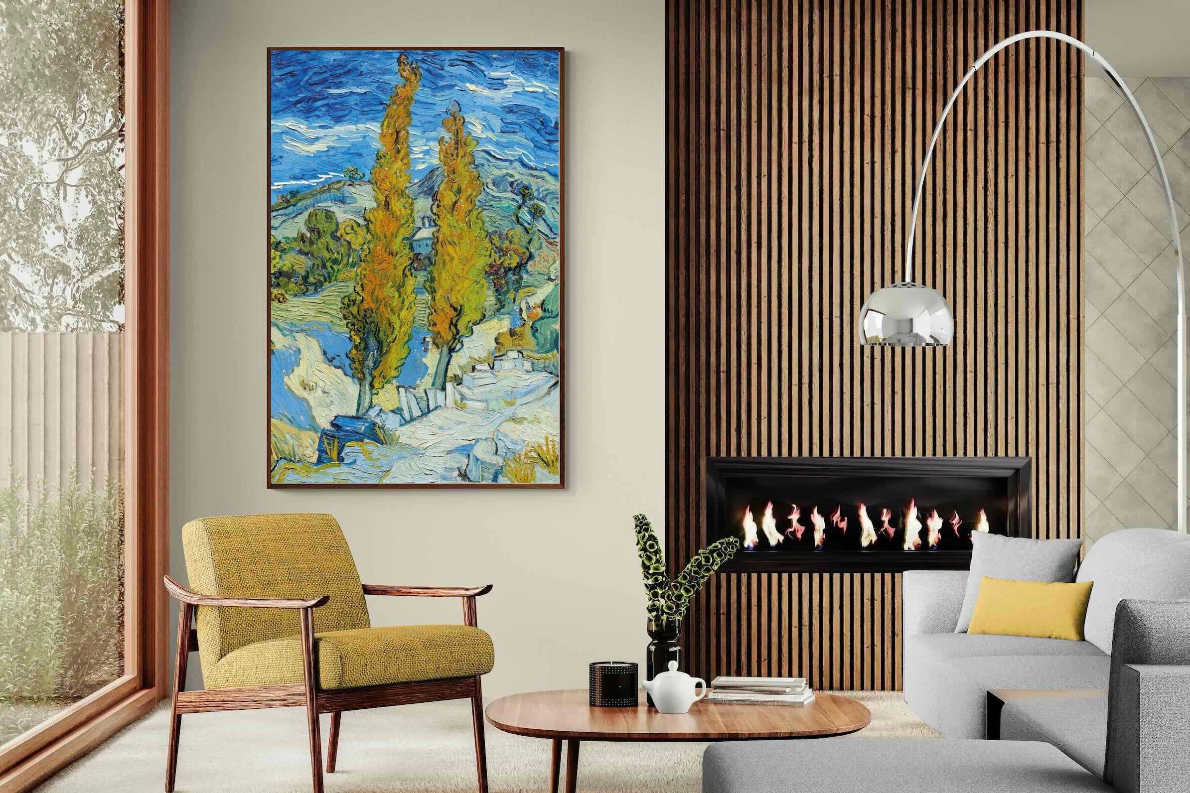 Pixalot Poplars at Saint-Rémy