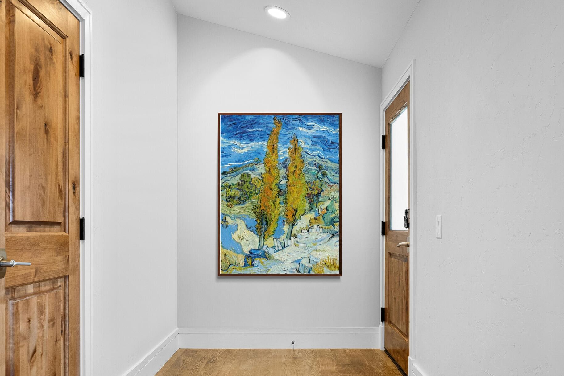 Pixalot Poplars at Saint-Rémy