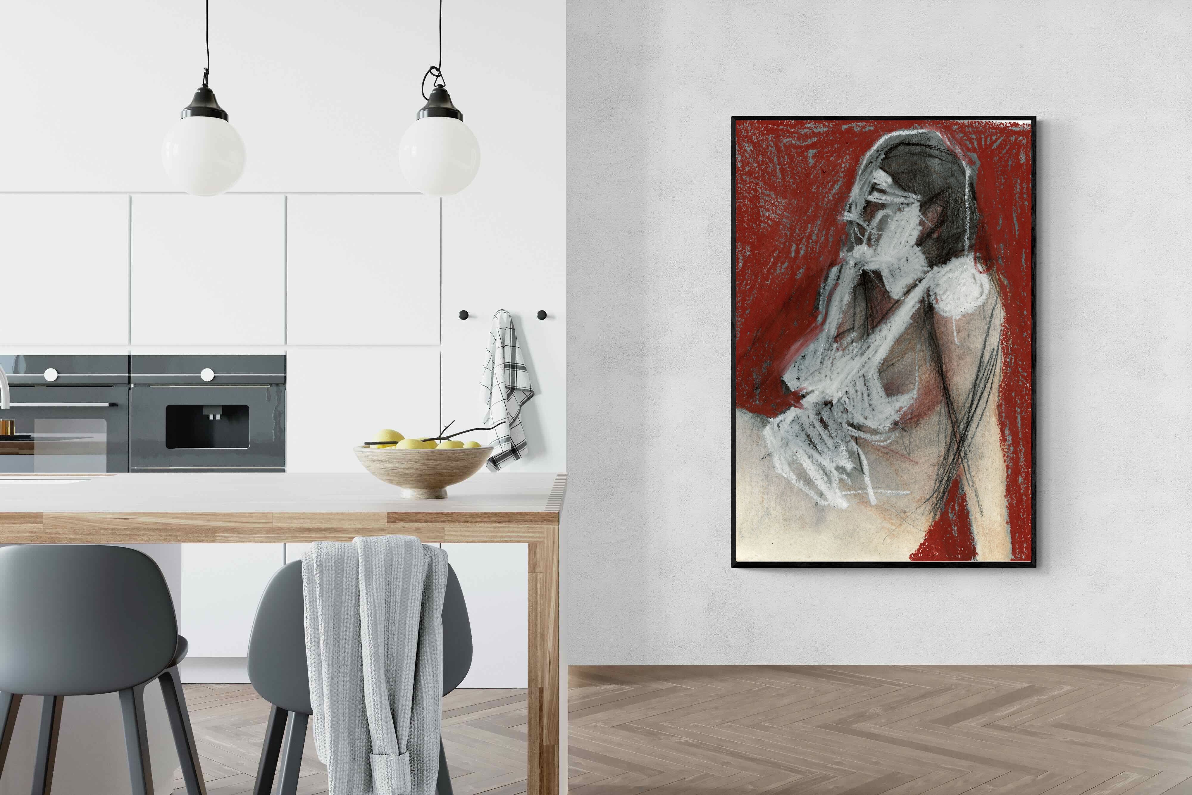 Pixalot Red Drape Study