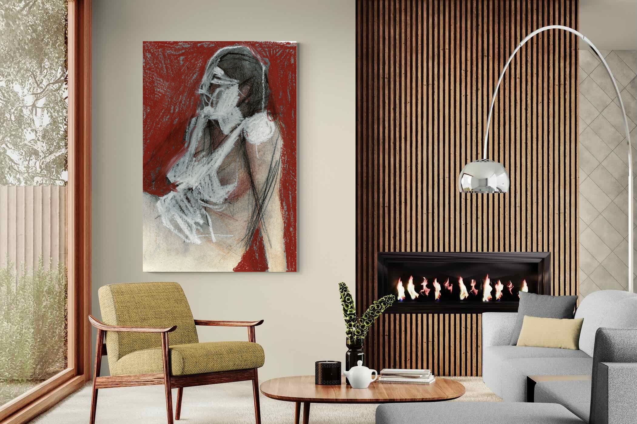 Pixalot Red Drape Study