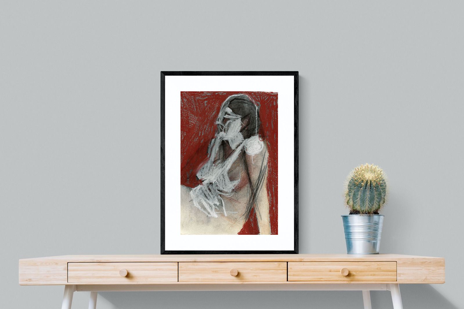 Pixalot Red Drape Study