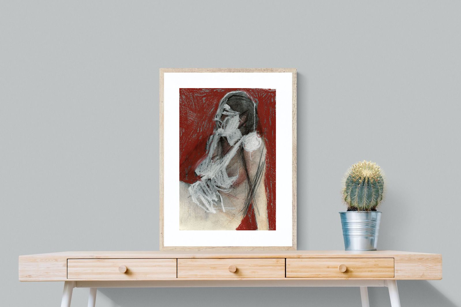 Pixalot Red Drape Study