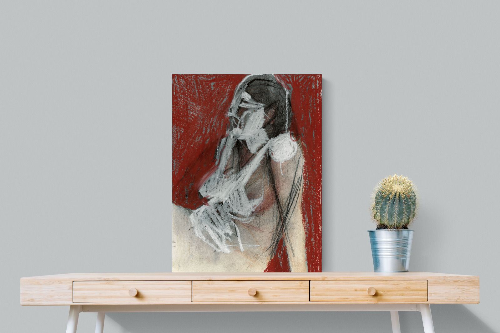 Pixalot Red Drape Study