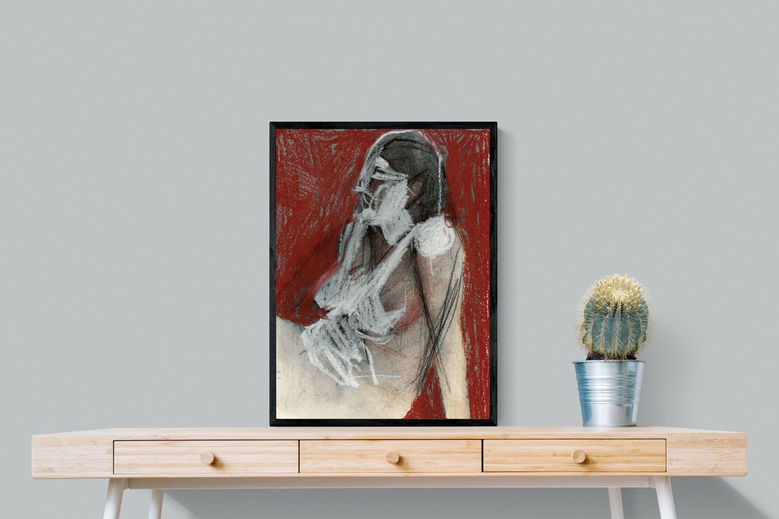 Pixalot Red Drape Study