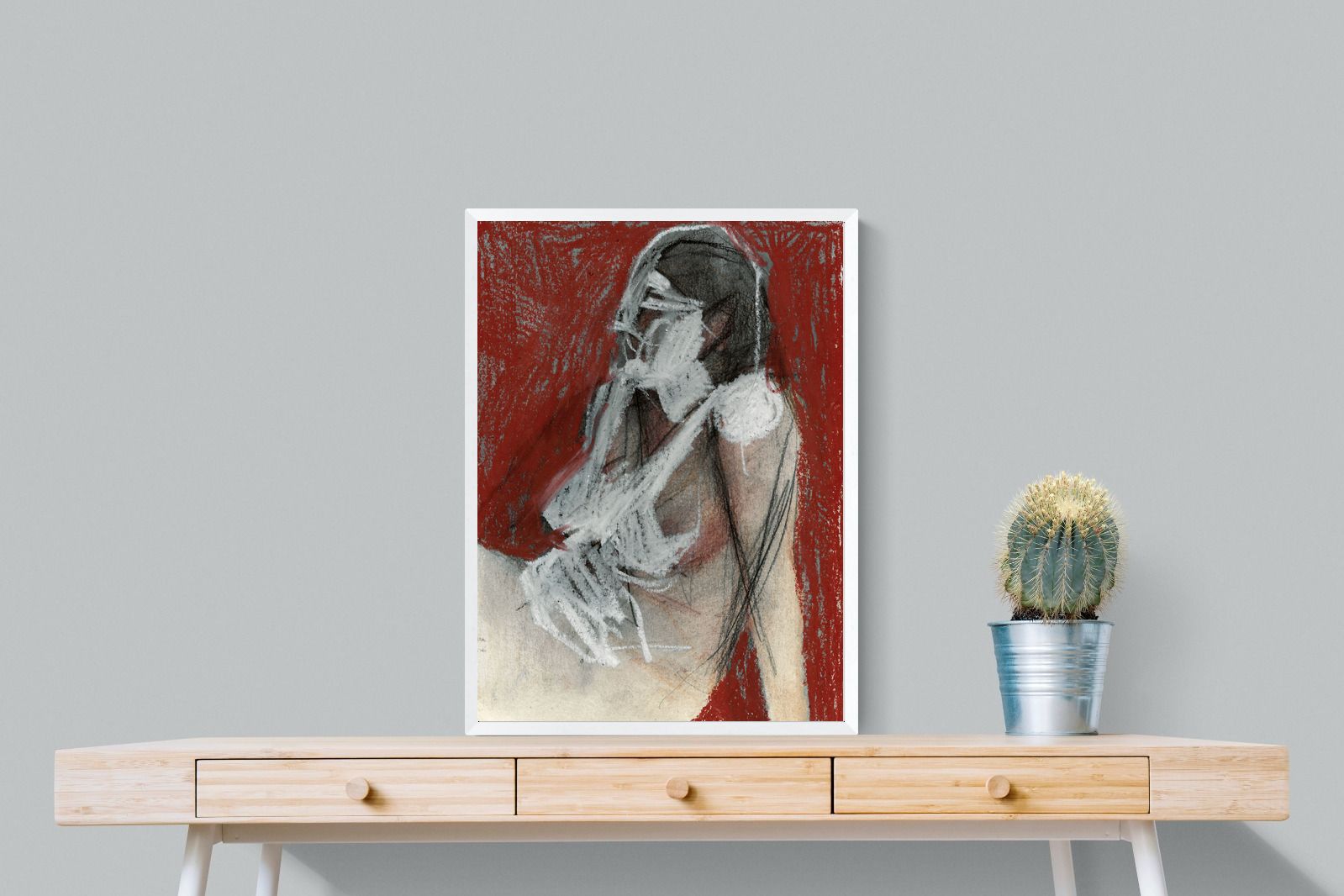 Pixalot Red Drape Study