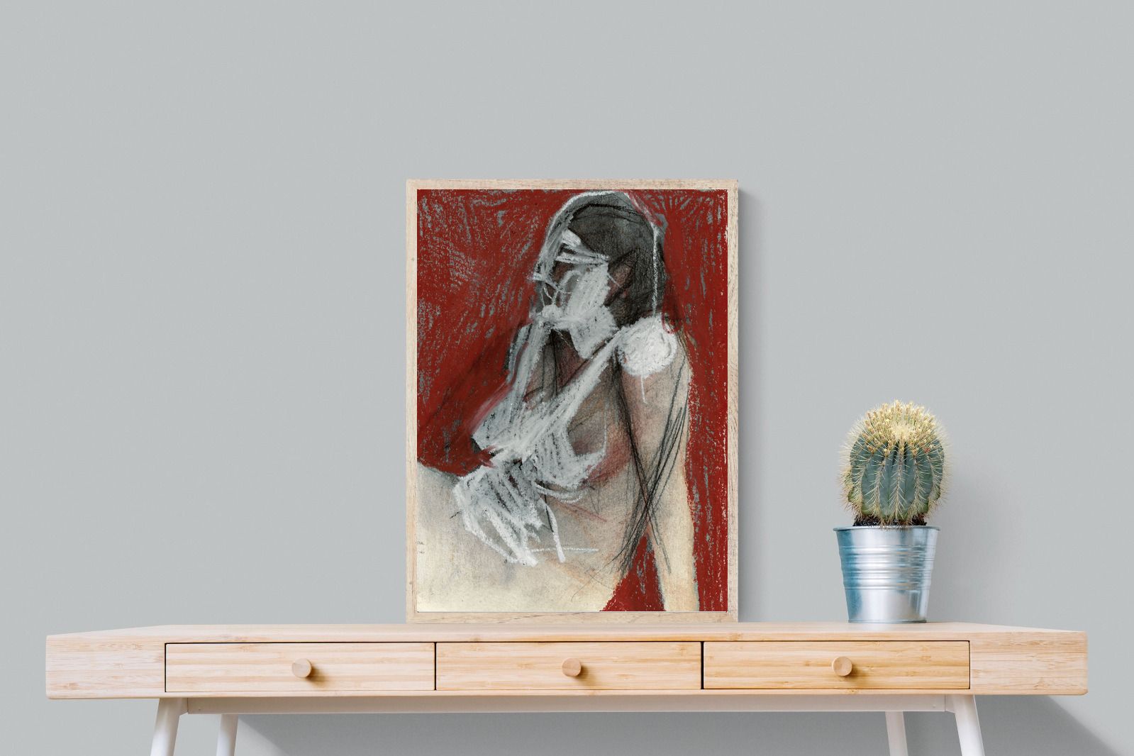 Pixalot Red Drape Study