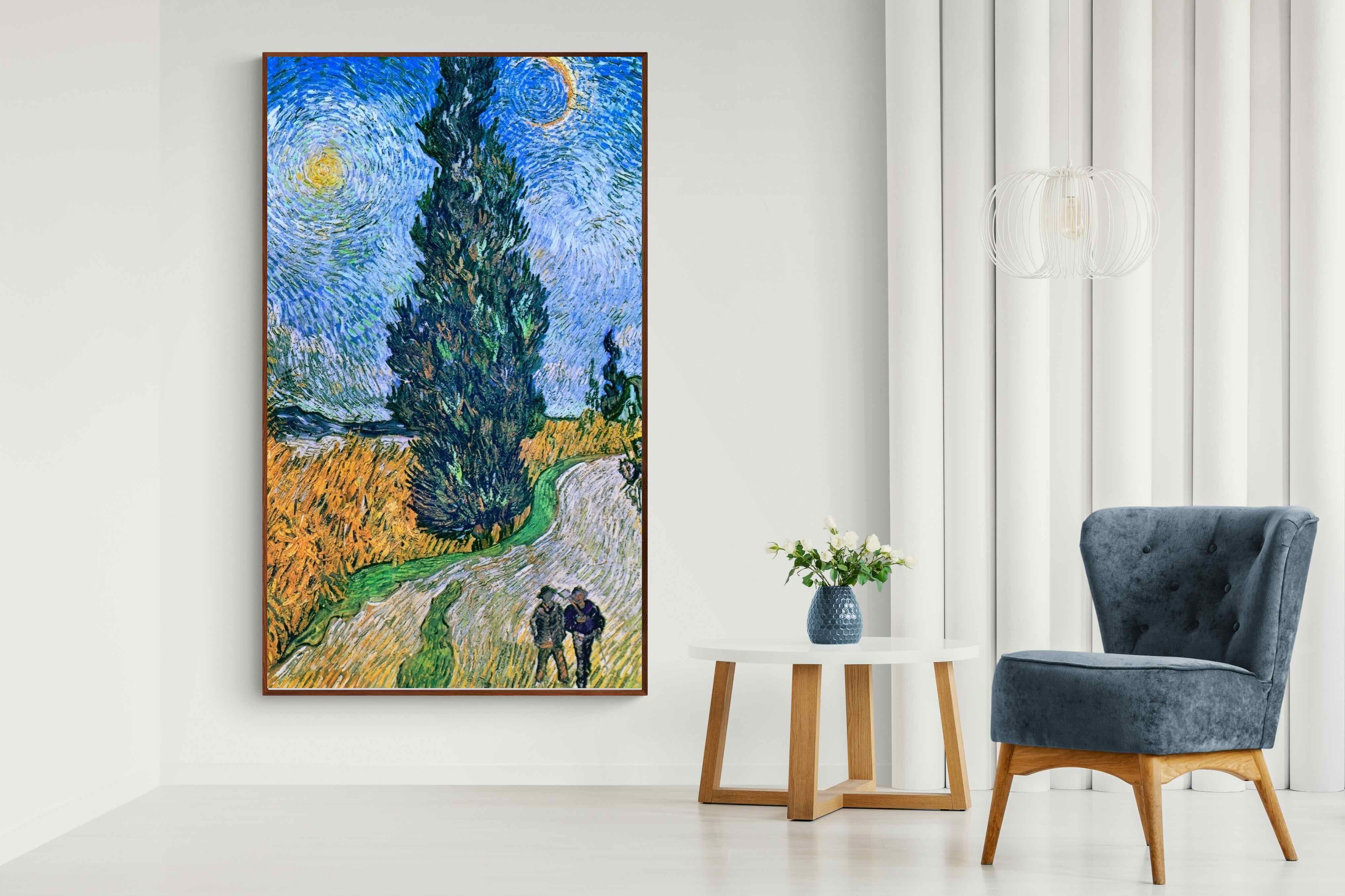 Pixalot Road with Cypress and Star