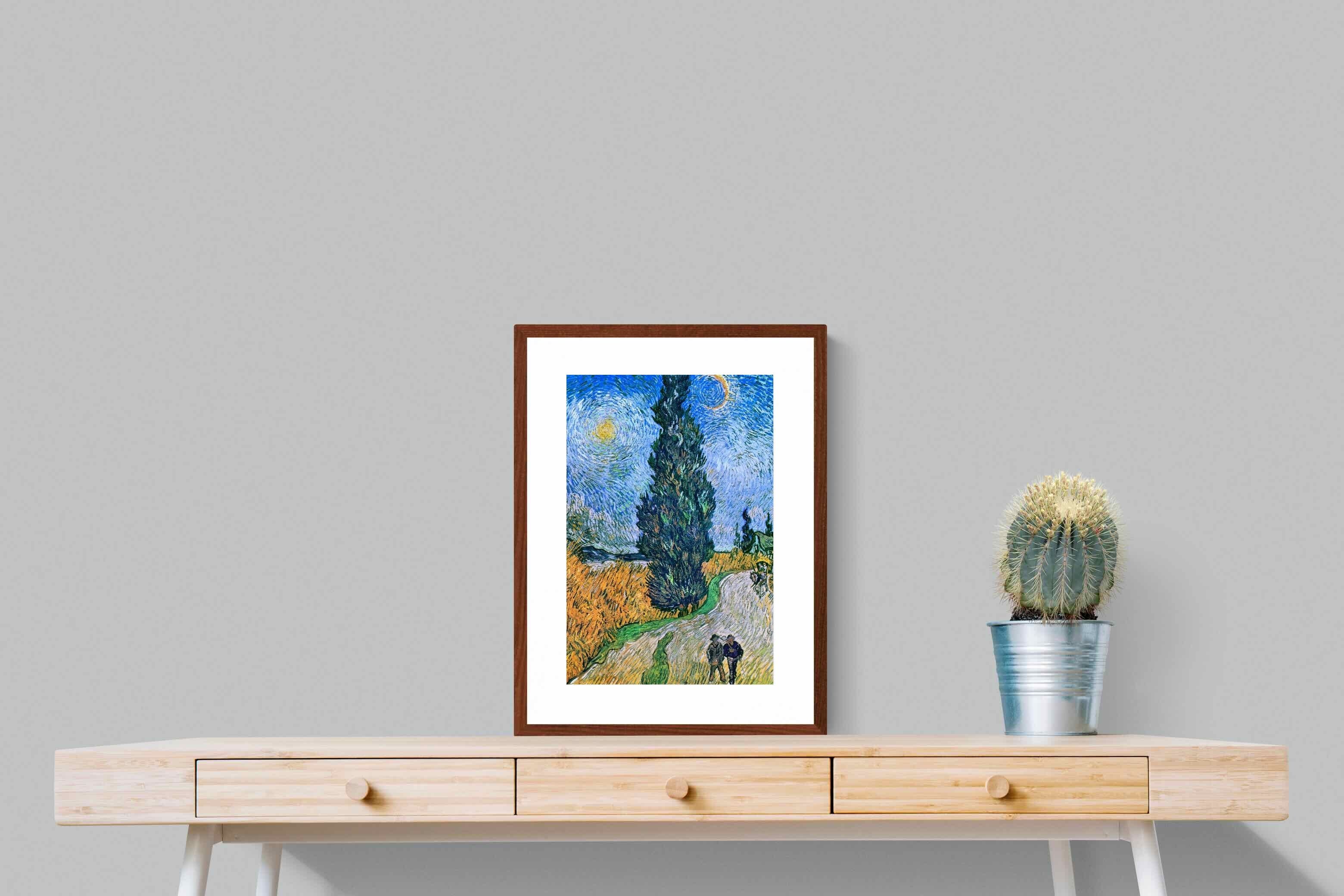 Pixalot Road with Cypress and Star