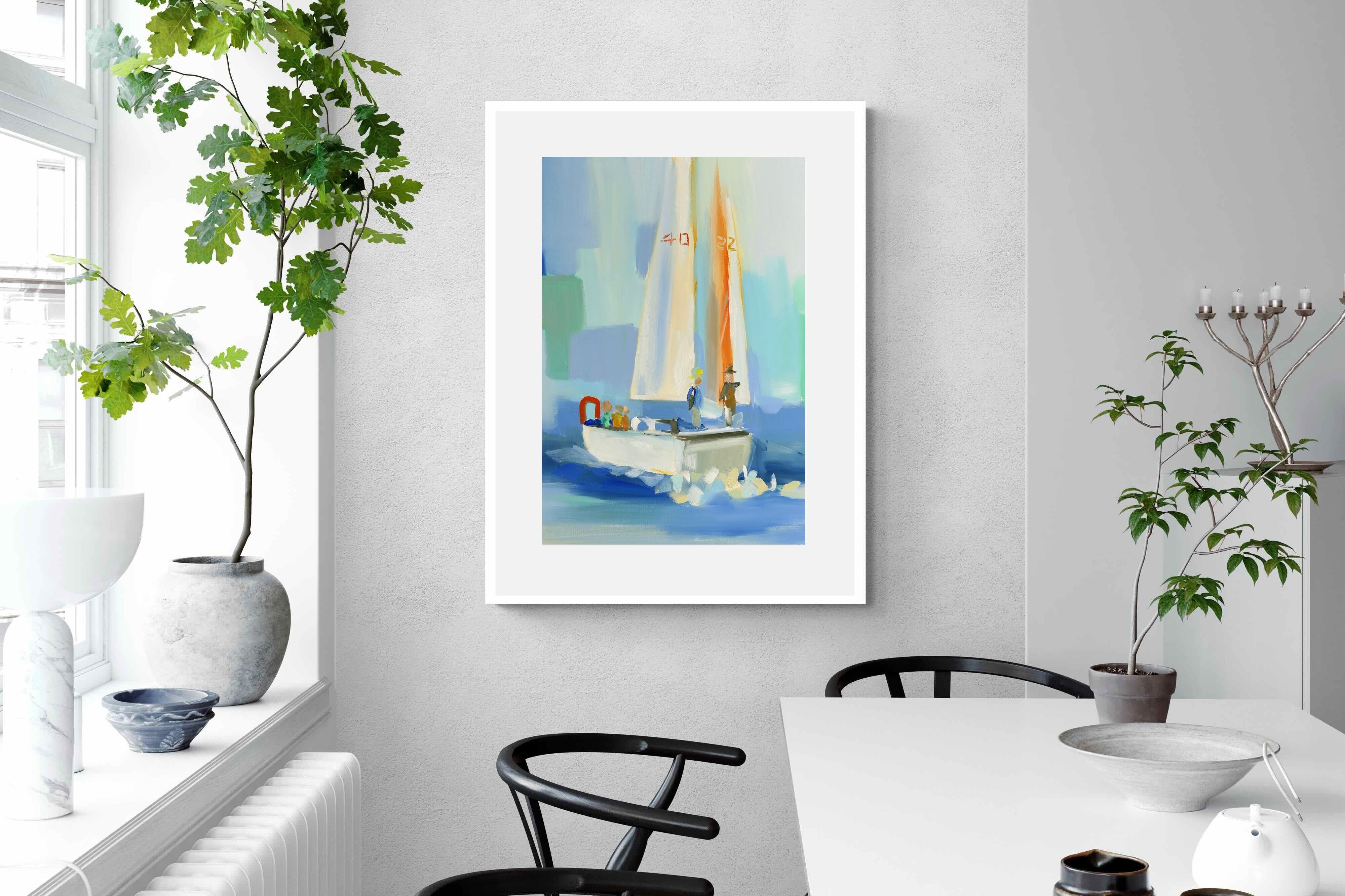 Pixalot Sailboat on the Water