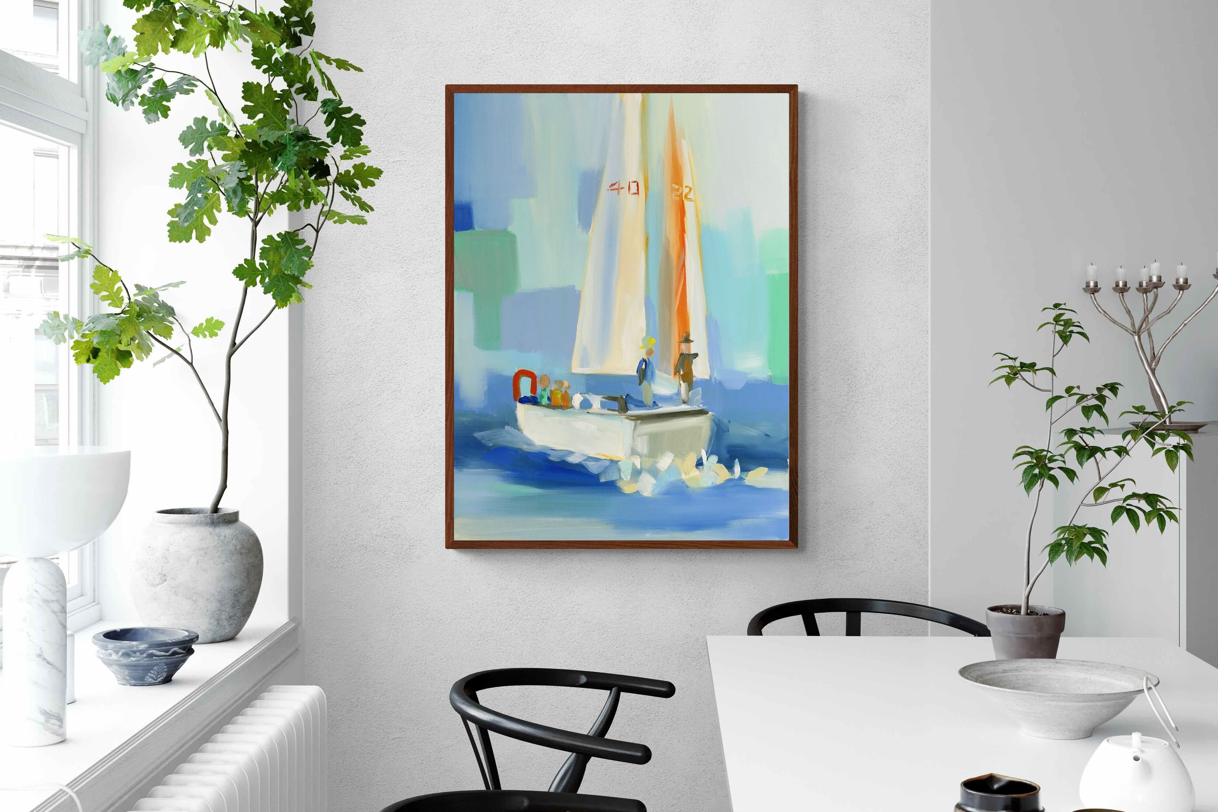 Pixalot Sailboat on the Water