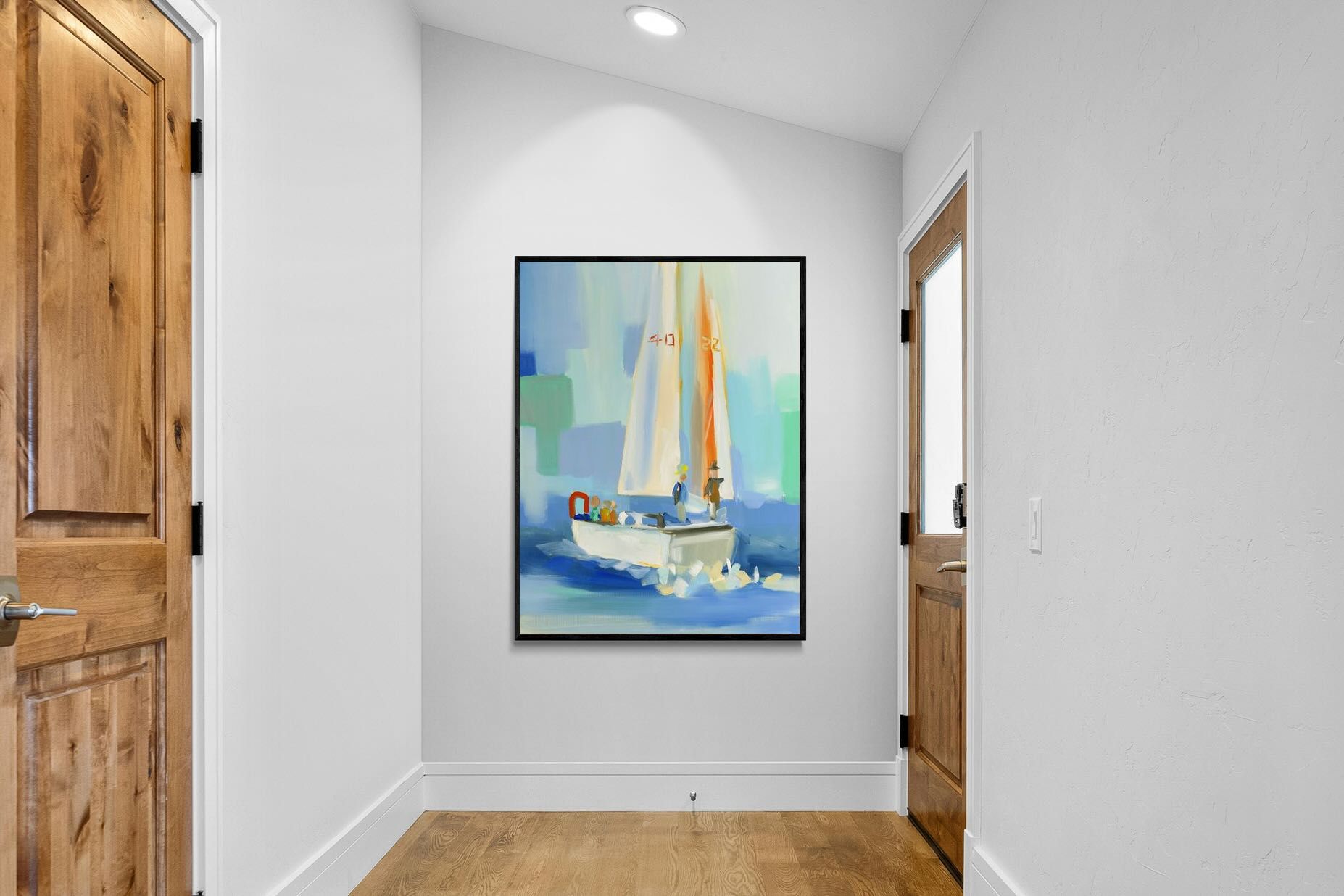 Pixalot Sailboat on the Water