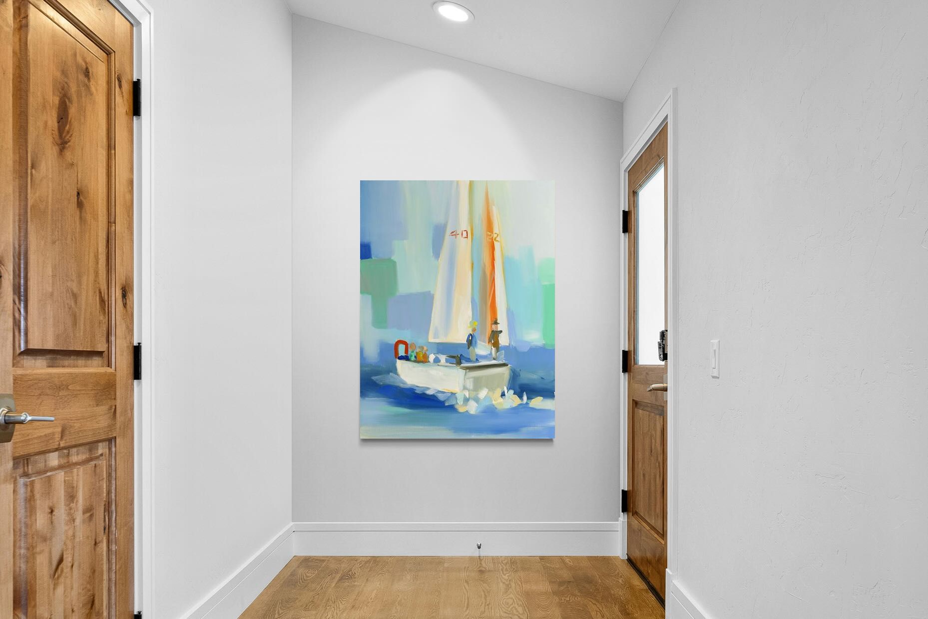 Pixalot Sailboat on the Water