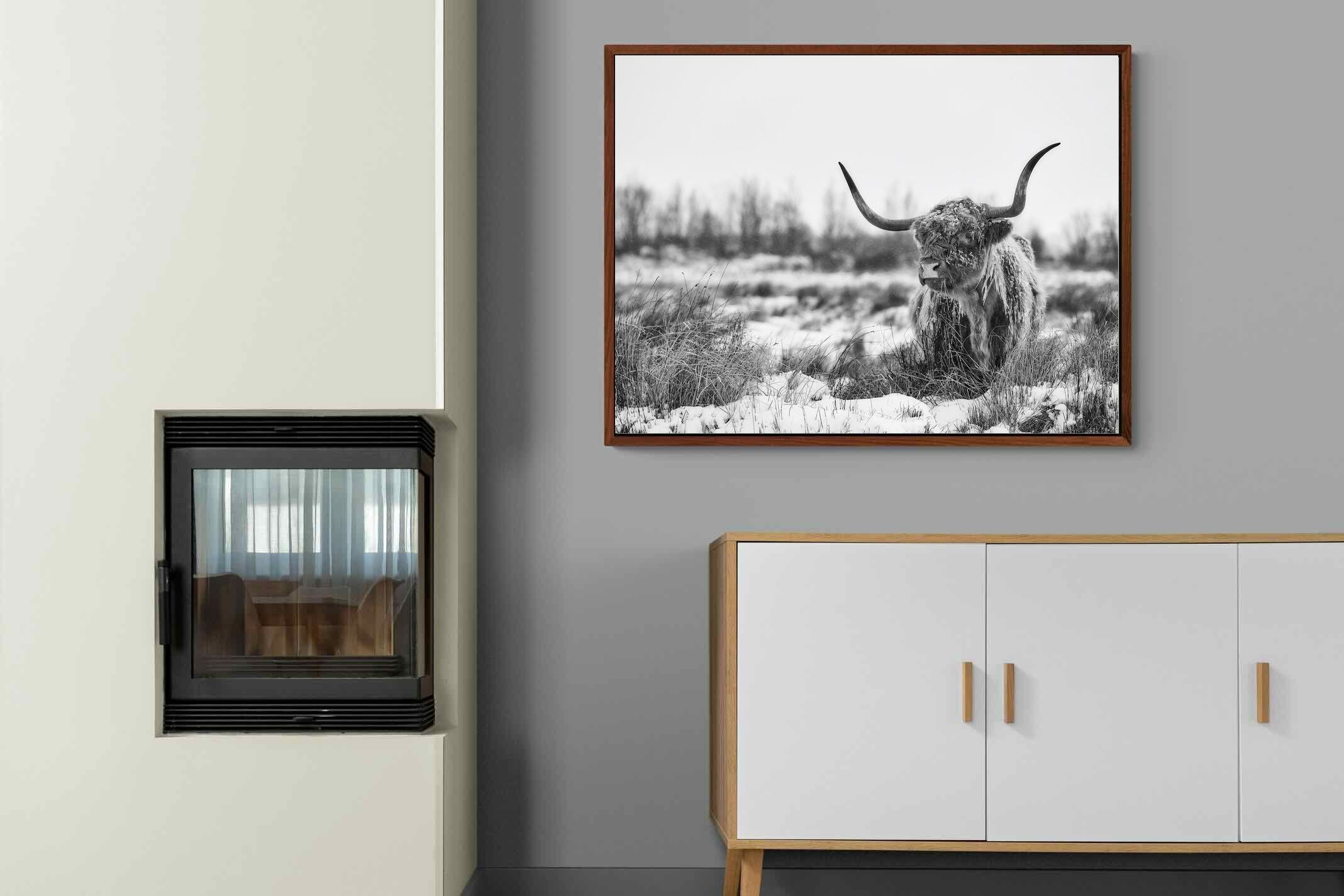 Pixalot ® Scottish Highlander (black & white)