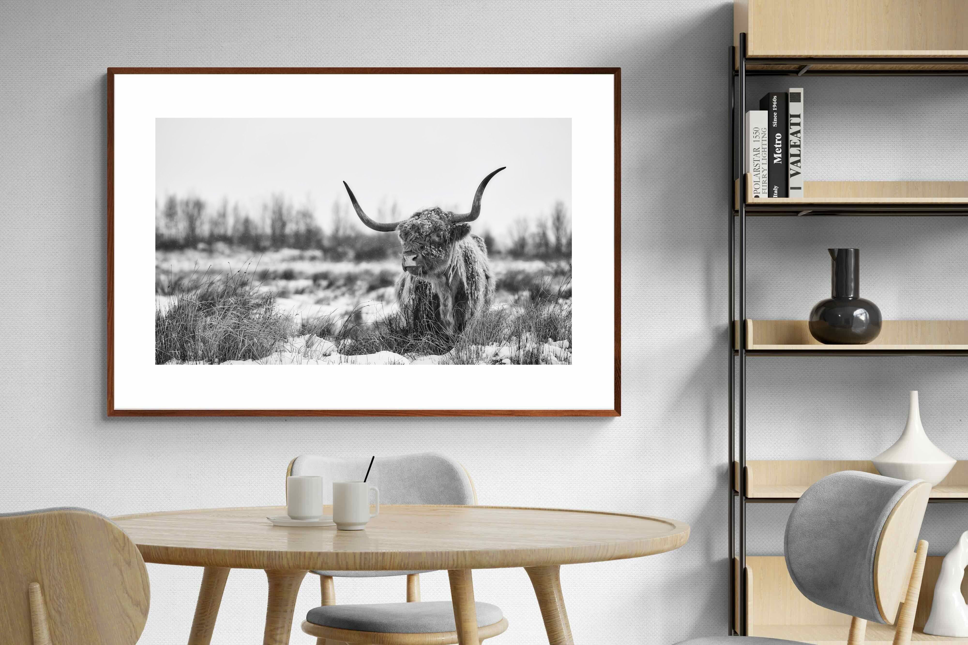 Pixalot ® Scottish Highlander (black & white)