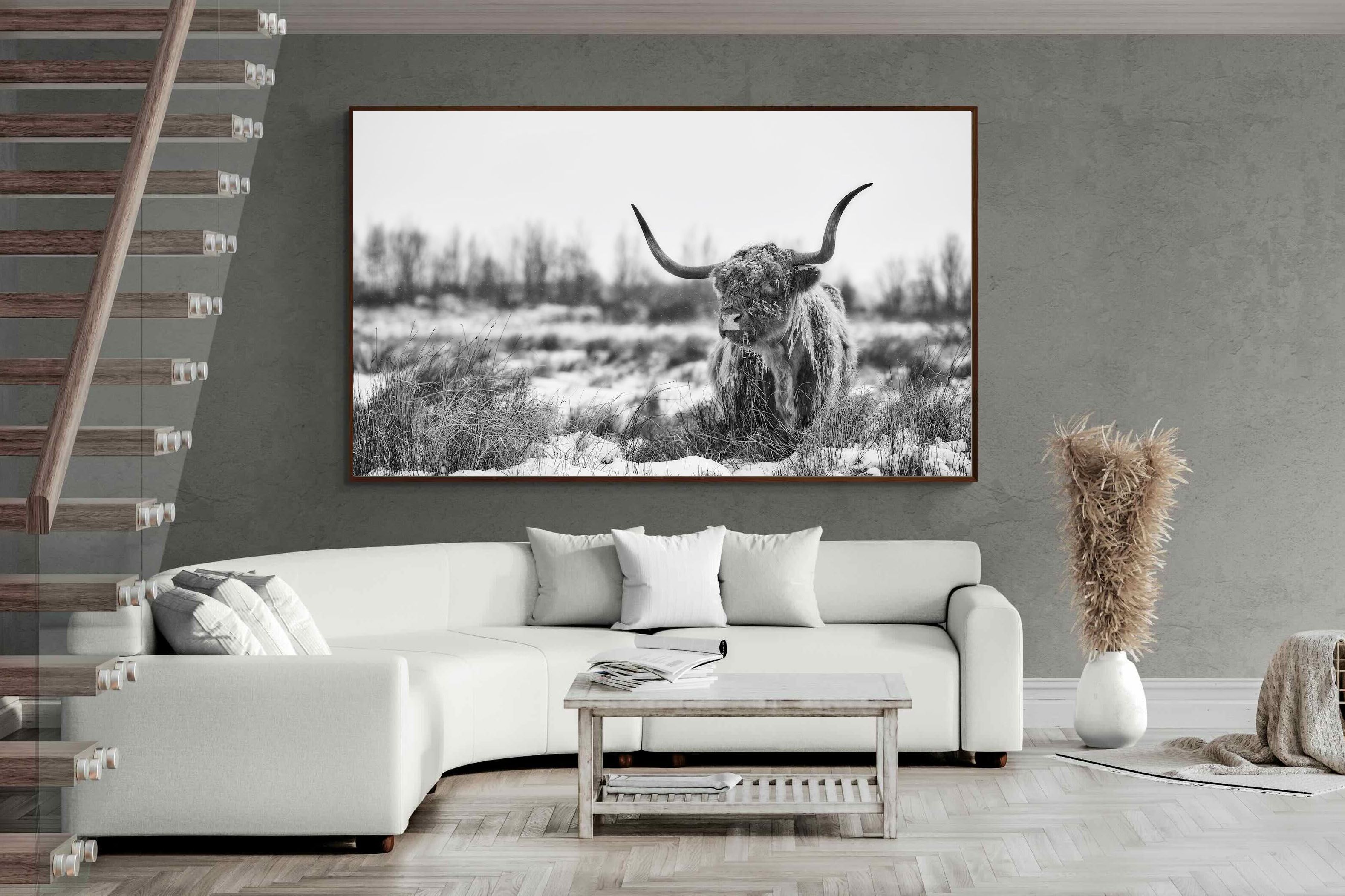 Pixalot ® Scottish Highlander (black & white)